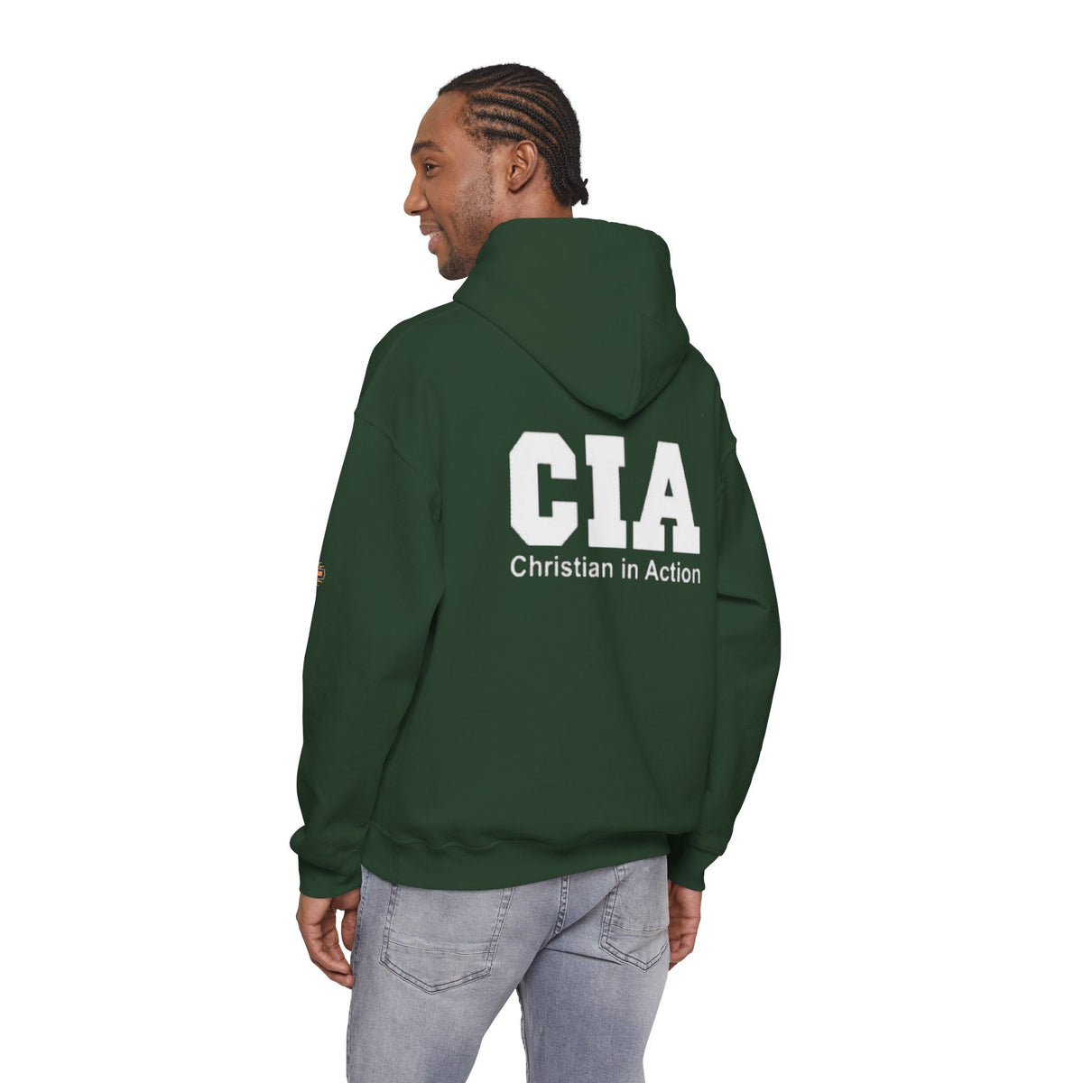 CIA Christian in Action Hoodie - Funny Faith Parody Hoodie - Mission Ready Apparel Printify