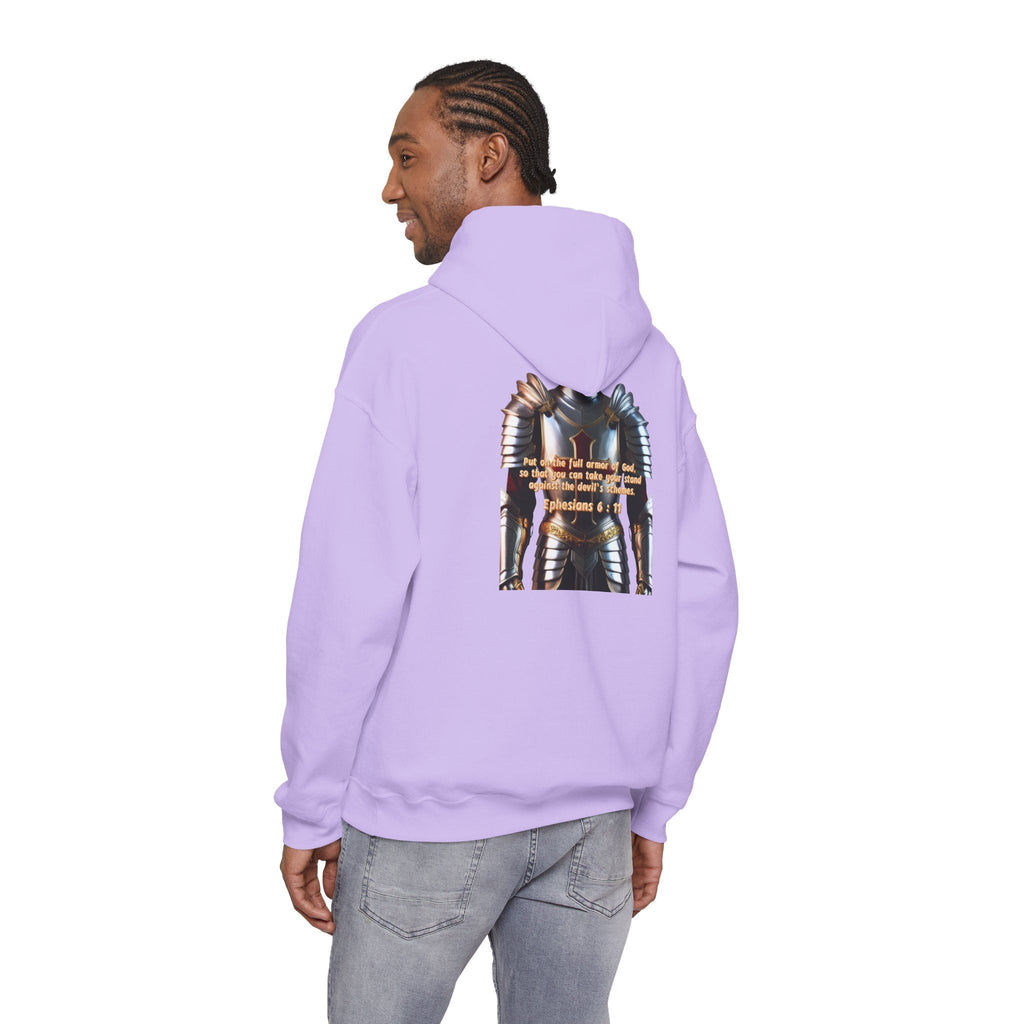 Religious Graphic Armor Of God Design - Unisex Heavy Blend™ Hooded Sweatshirt Printify