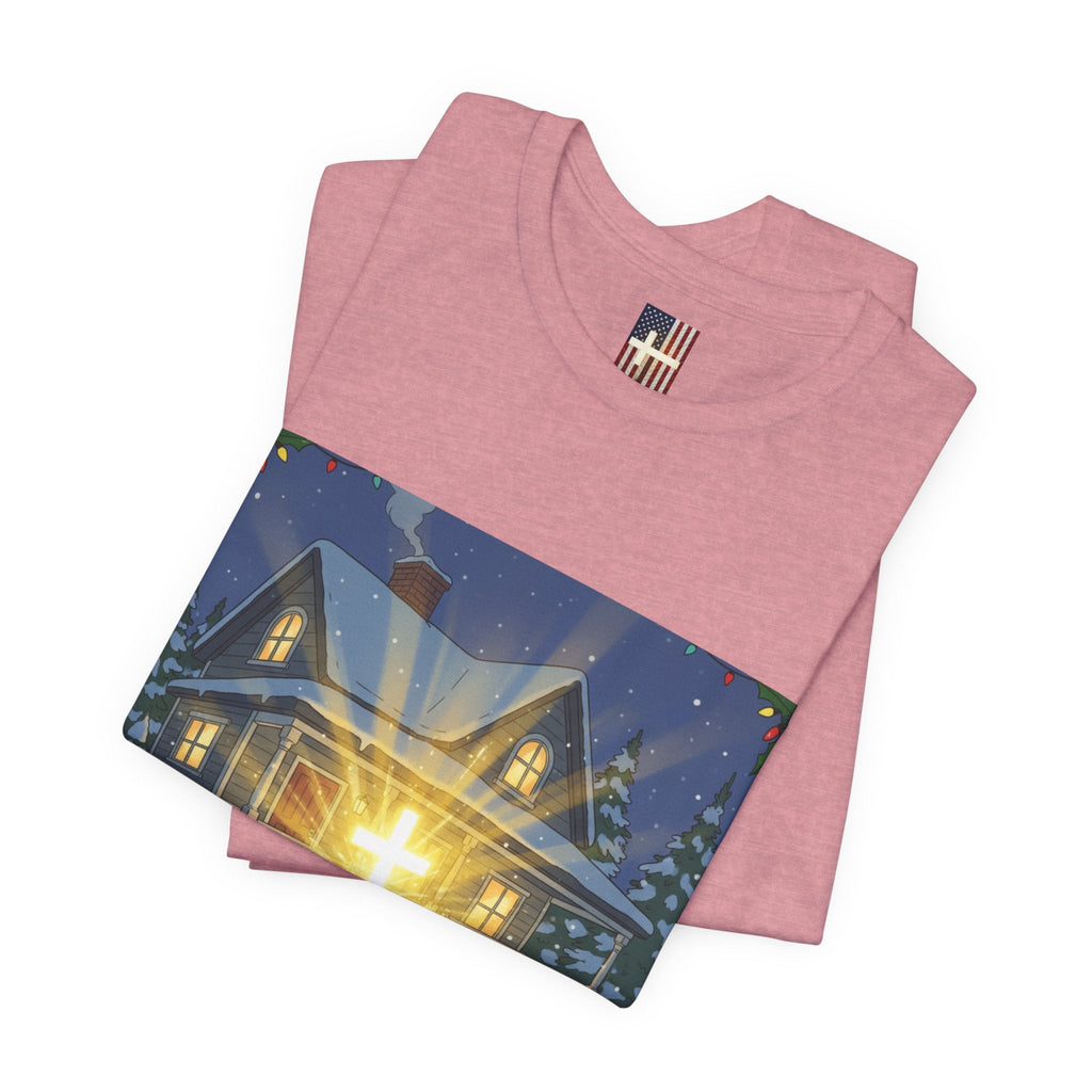 A Major Award This Christmas T-shirt – Fragile Leg Lamp Parody Cross Unboxing Christian T-shirt for Hilarious Faith & Holiday Glow Printify