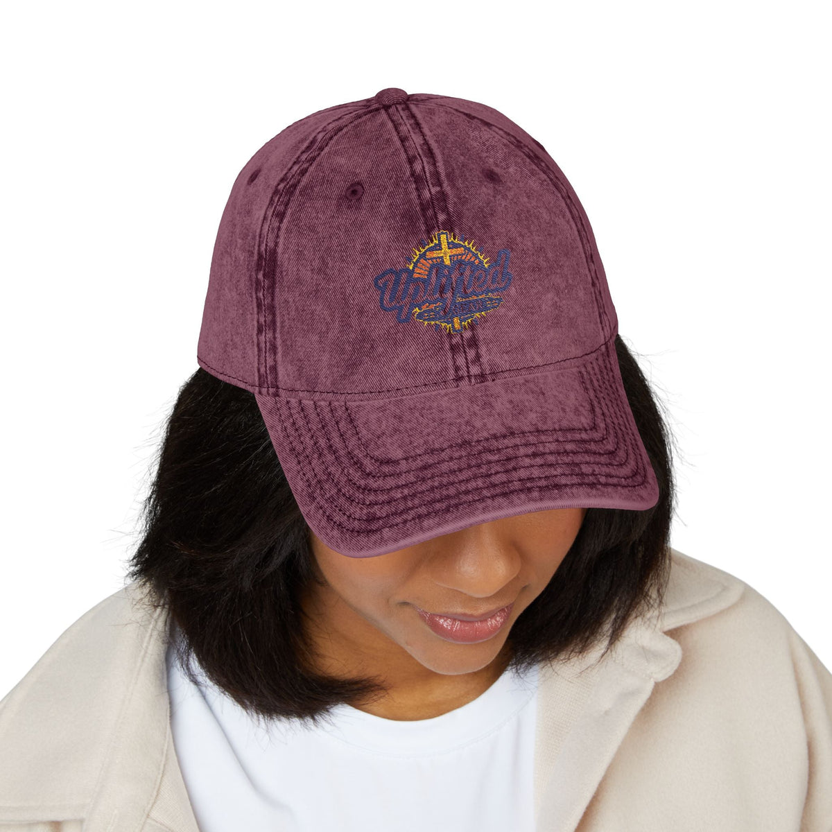 Uplifted Gear Embroidered Christian Hat – Bold Faith Cap for Inspired Living Printify