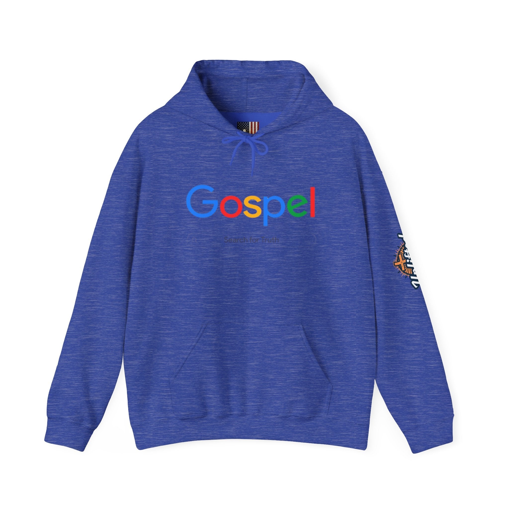 Gospel Hoodie — "Search for Truth" Christian Faith Pullover Printify