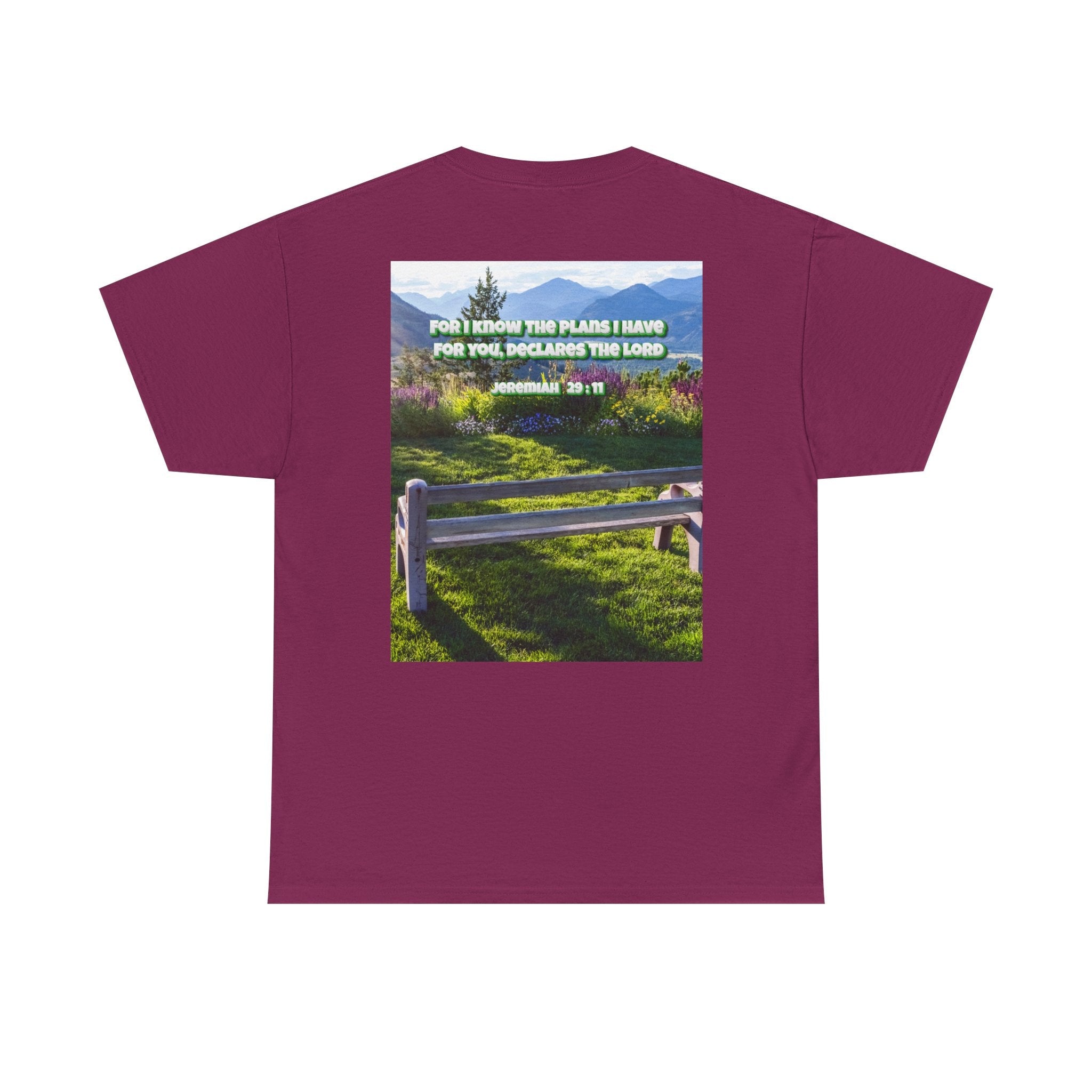 Bible Verse Unisex Tee -  Jeremiah 29 : 11 Printify