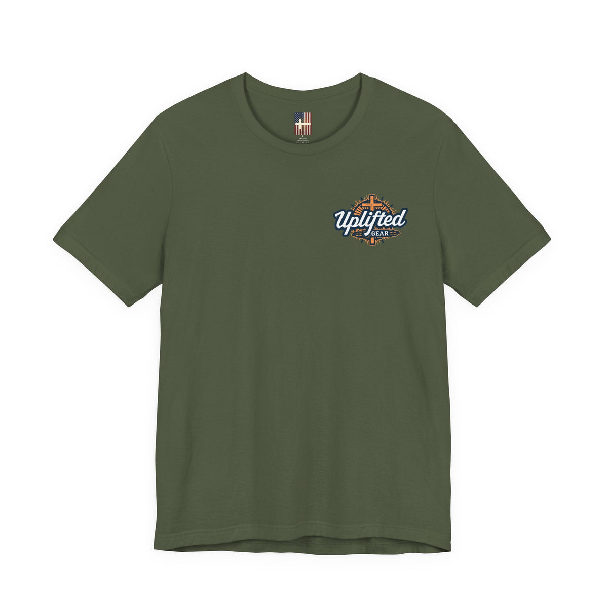 MAGA Gold Letter T-Shirt — "Make America Great Again" Printify