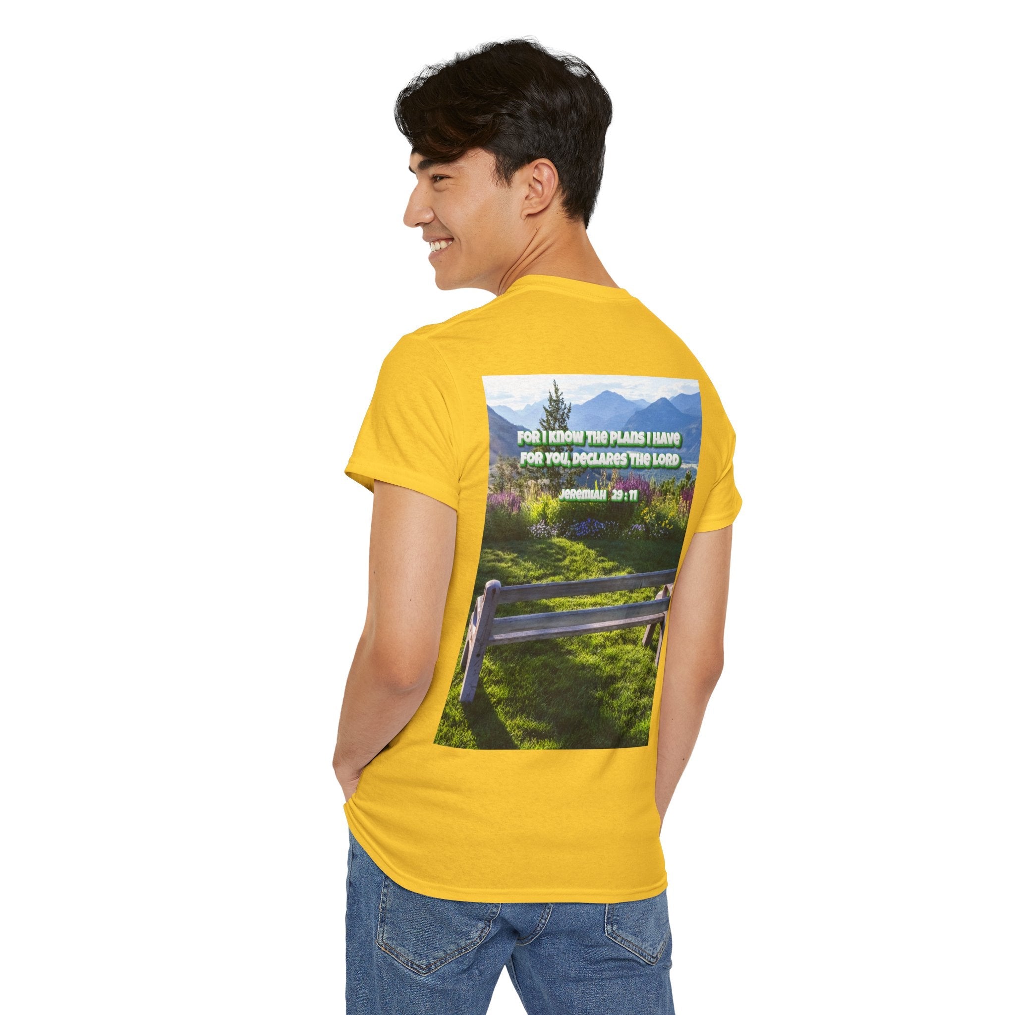 Bible Verse Unisex Tee -  Jeremiah 29 : 11 Printify