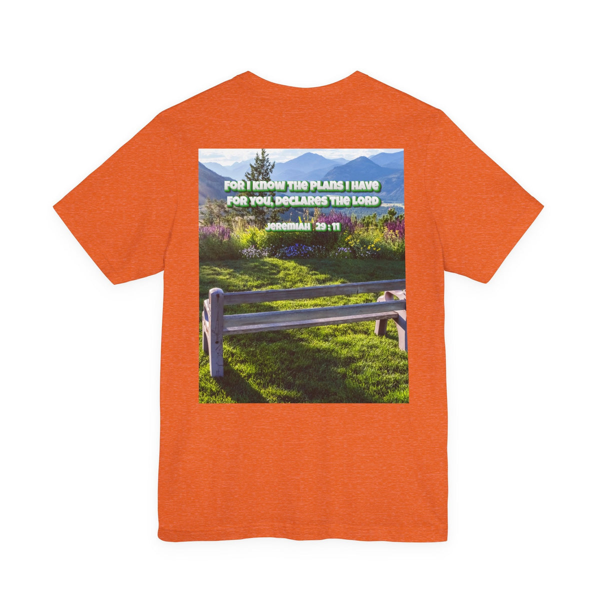 Bible Verse Unisex Tee - Jeremiah 29 : 11 Printify