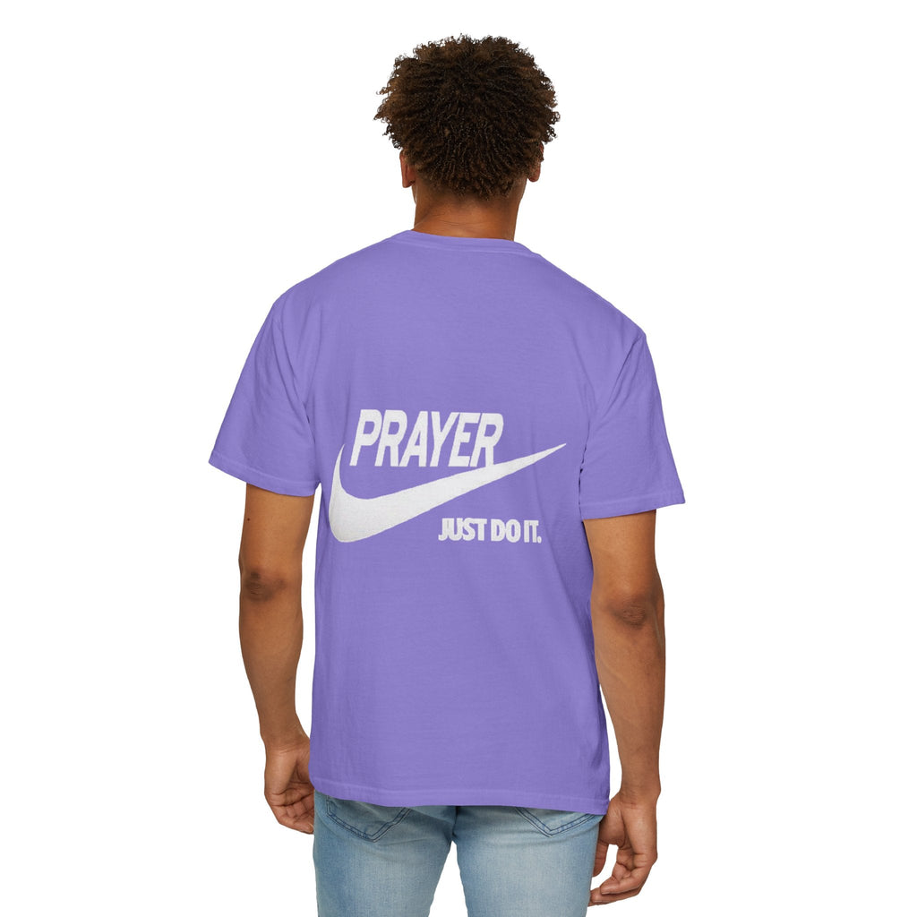 Prayer Just Do It T-shirt - Funny Christian Nike Parody T-shirt - Faith Gear Printify