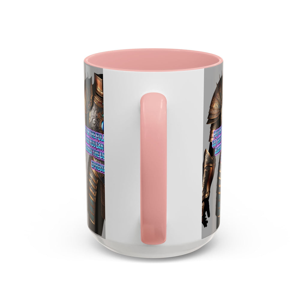 Religious Graphic Armor Of God Design - Accent Coffee Mug (11, 15oz) Printify