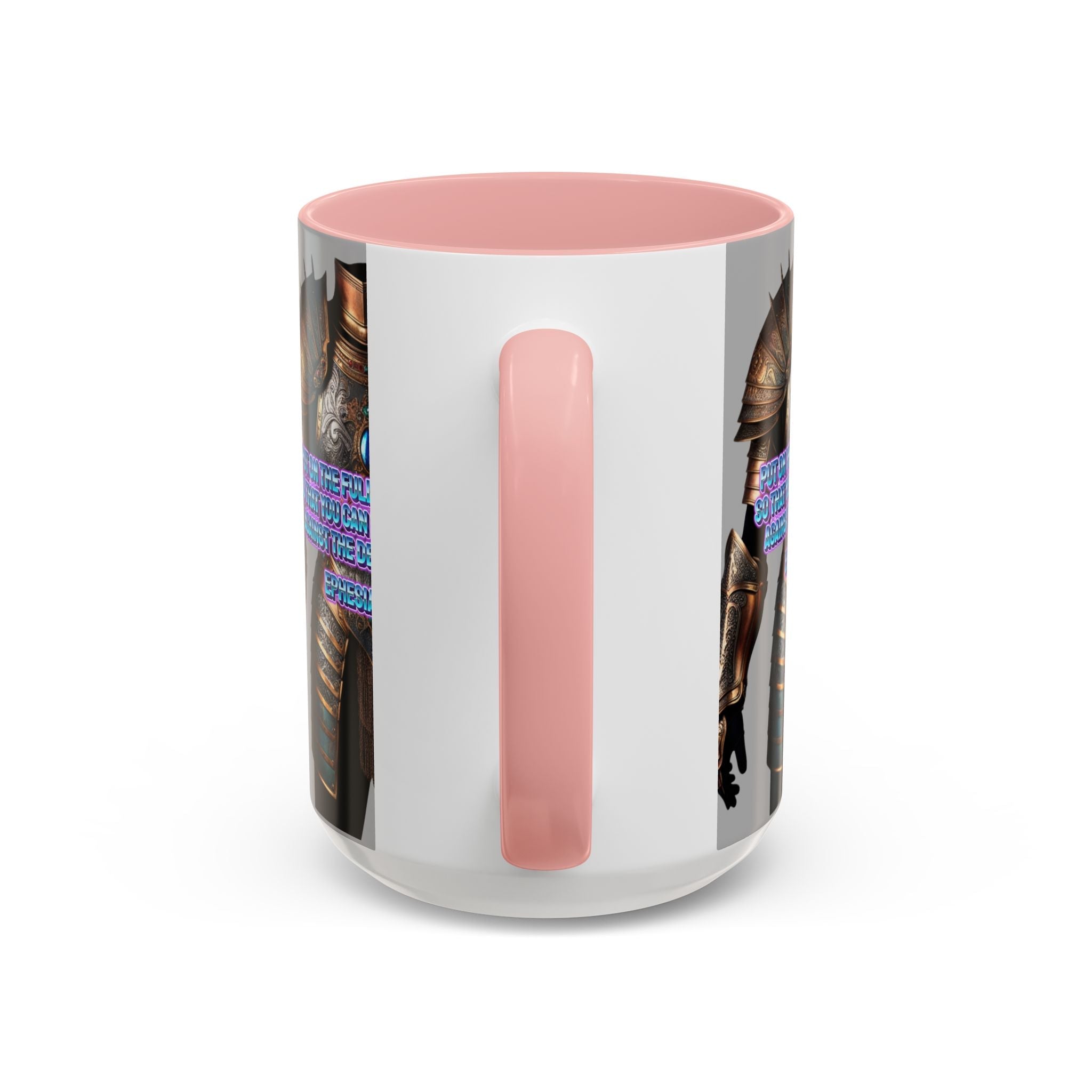 Religious Graphic Armor Of God Design - Accent Coffee Mug (11, 15oz) Printify