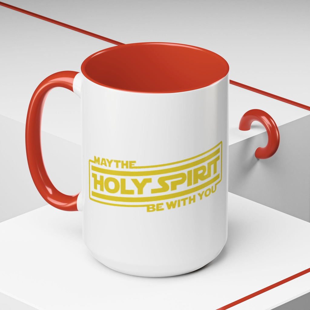 May the Holy Spirit Be With You Coffee Mug — Christian Star Wars Parody (11/15 oz) Printify