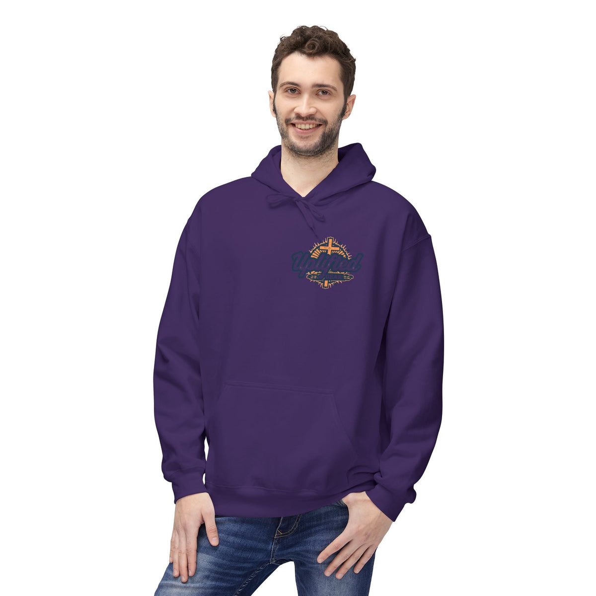 Hoodie - Philippians 4 : 13 Bible Verse Religious Design Printify