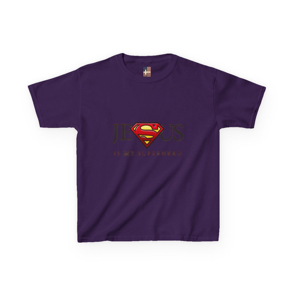 Jesus Is My Superhero T-Shirt — Faith-Based Superman-Inspired Tee Printify