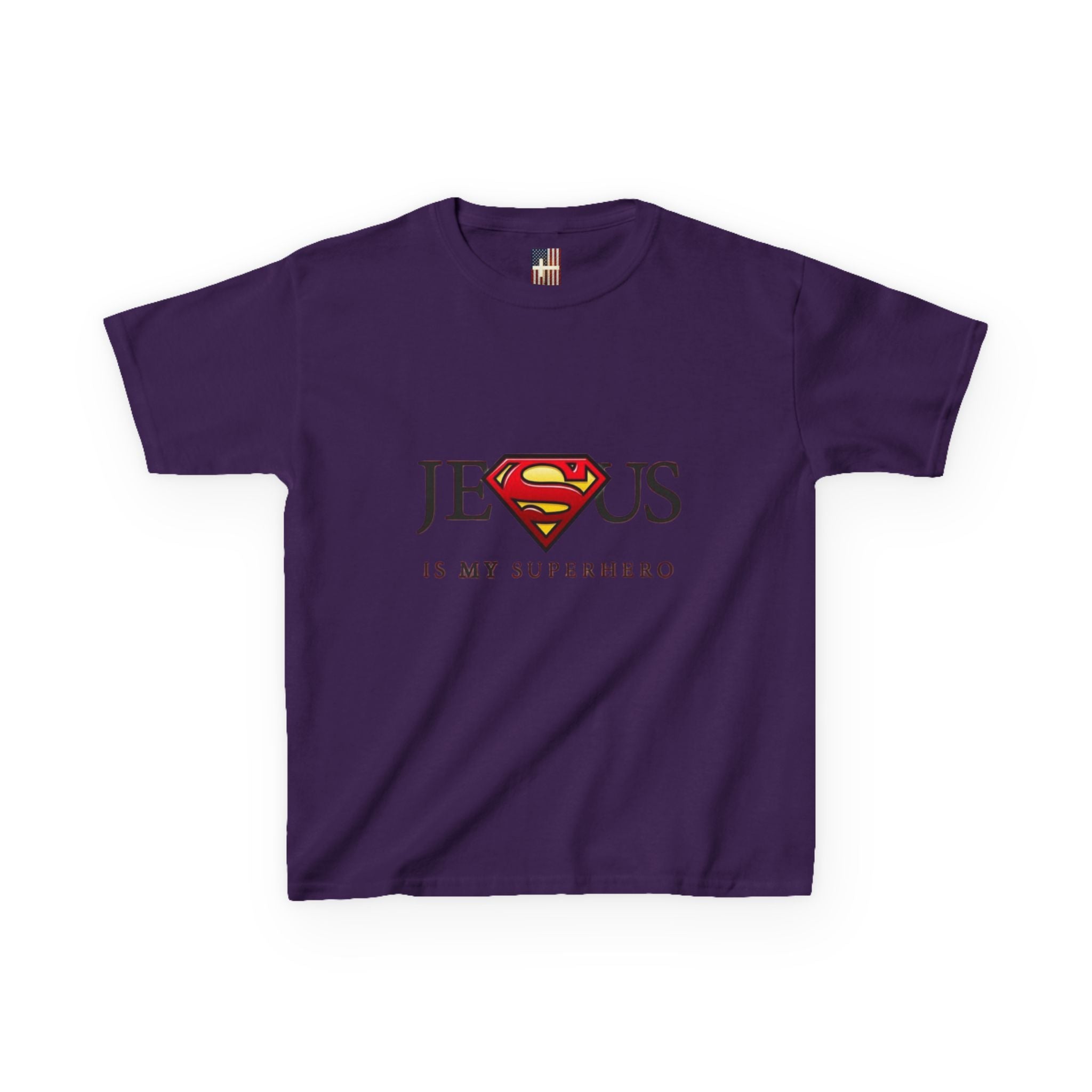 Jesus Is My Superhero T-Shirt — Faith-Based Superman-Inspired Tee Printify