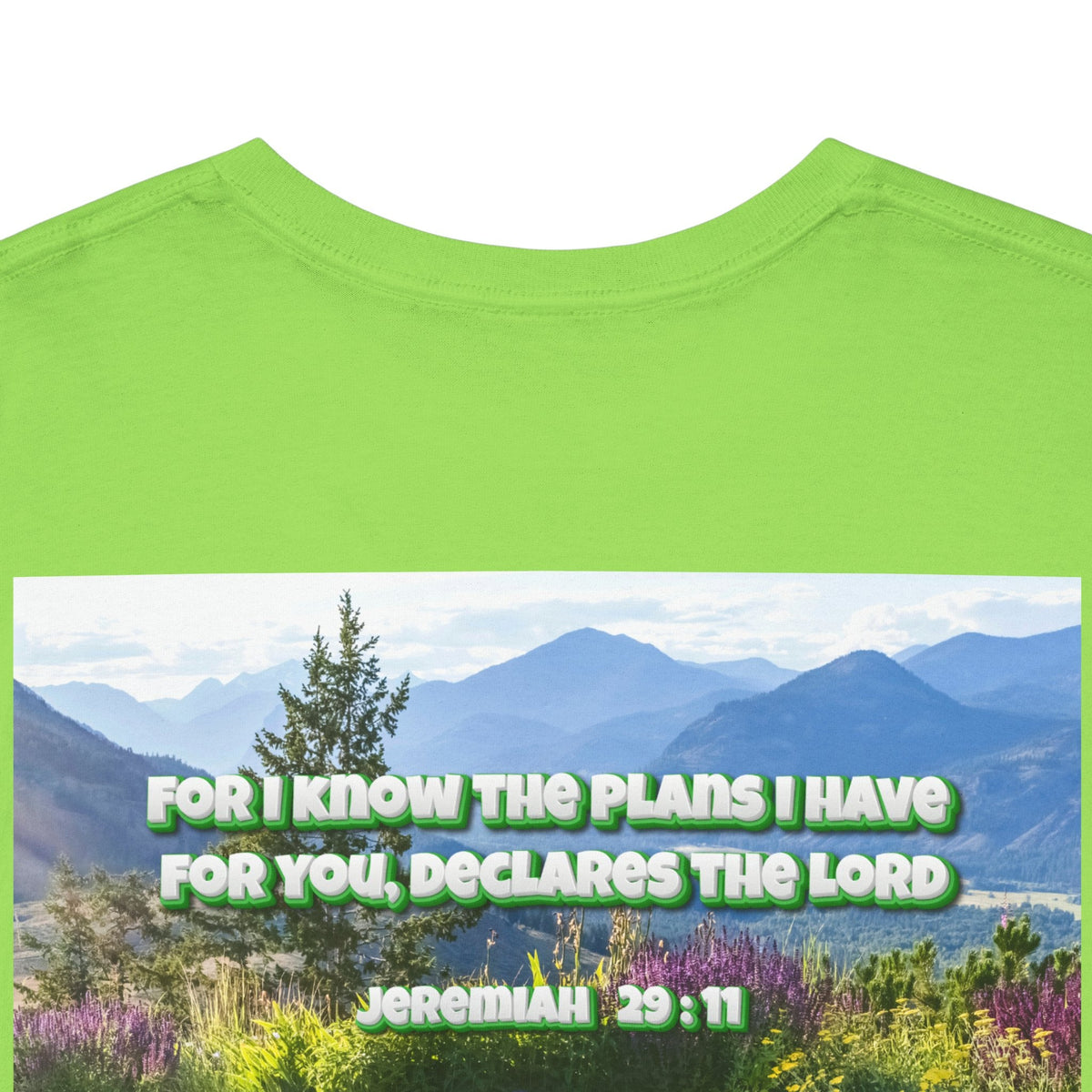 Bible Verse Unisex Tee -  Jeremiah 29 : 11 Printify