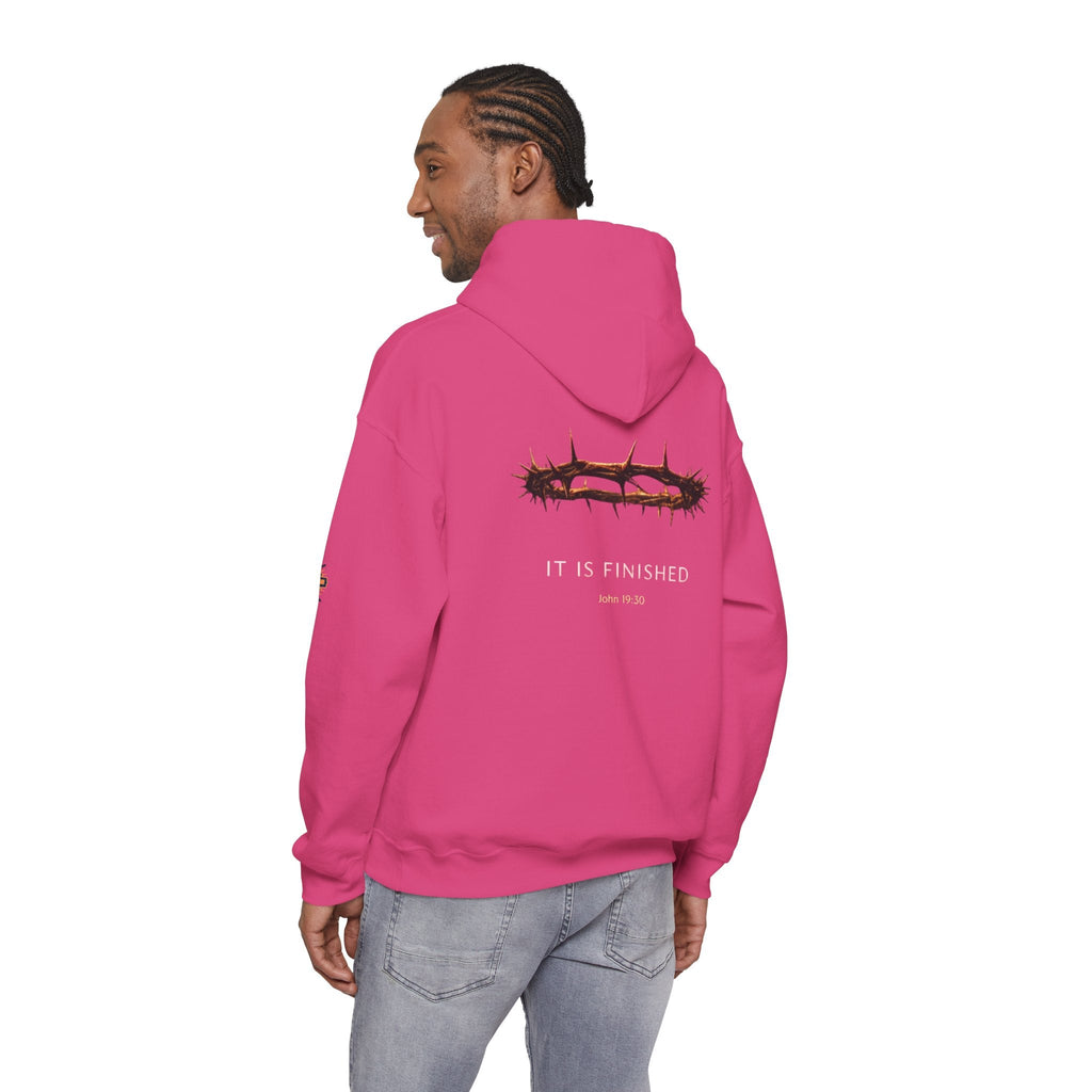 It Is Finished Crown of Thorns Hoodie — Christian John 19:30 Faith Hoodie Printify