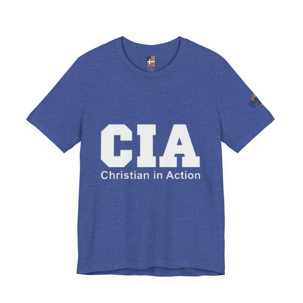 CIA Christian in Action T-shirt - Funny Faith Parody T-shirt - Mission Ready Apparel Printify