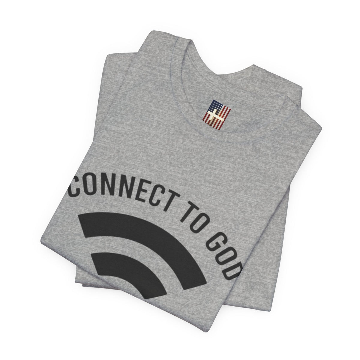 Connect to God T-shirt - WIFI Password is Jesus - Funny Christian Faith T-shirt Printify