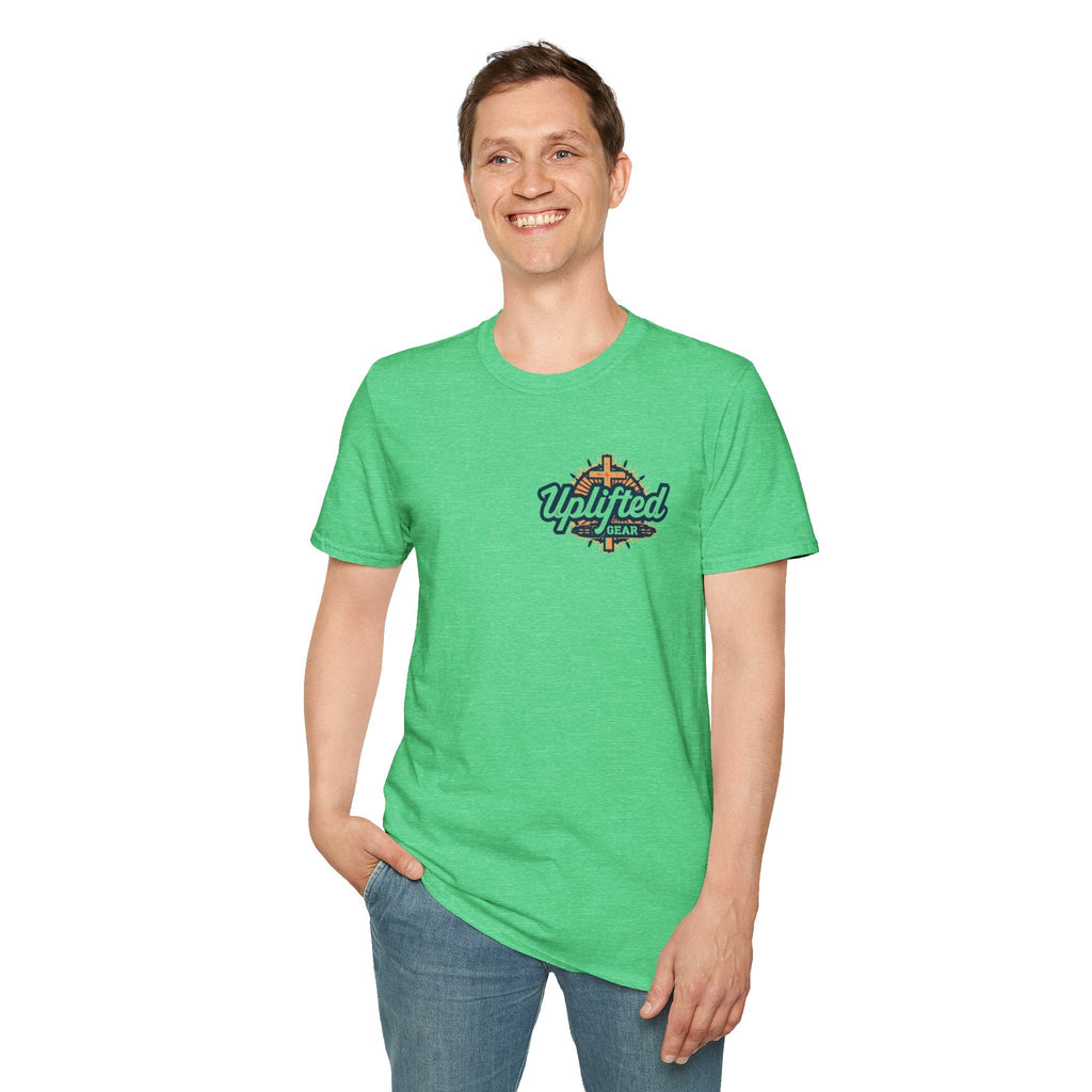 Religious Graphic Tee with Armor Of God Design - Unisex Softstyle T-Shirt Printify