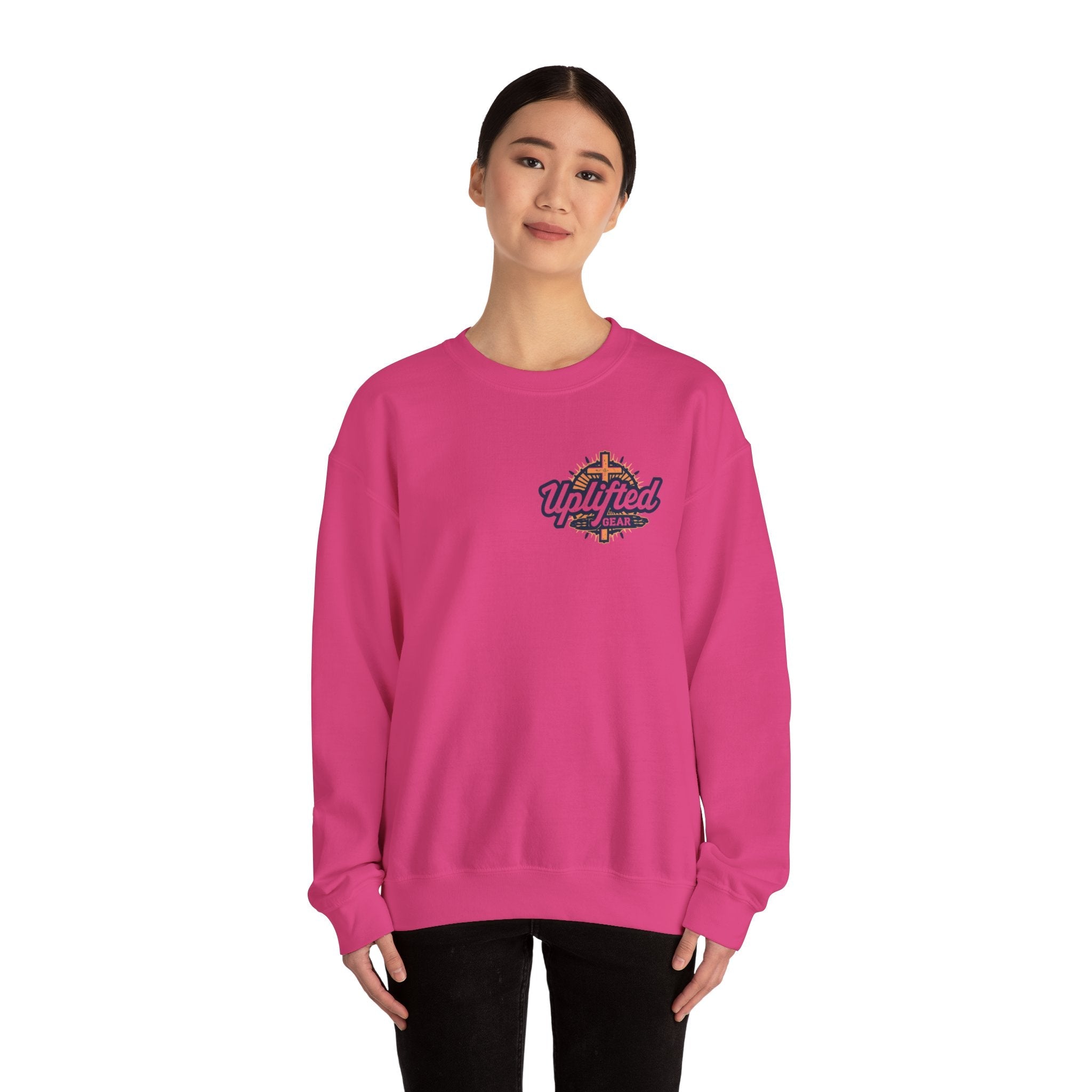 Trust in the Lord Sweatshirt – Autumn Tree Proverbs 3:5 Christian Sweatshirt for Cozy Faith Printify