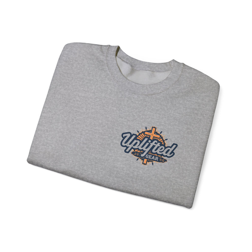 Uplifted Gear Christian Logo Sweatshirt Printify