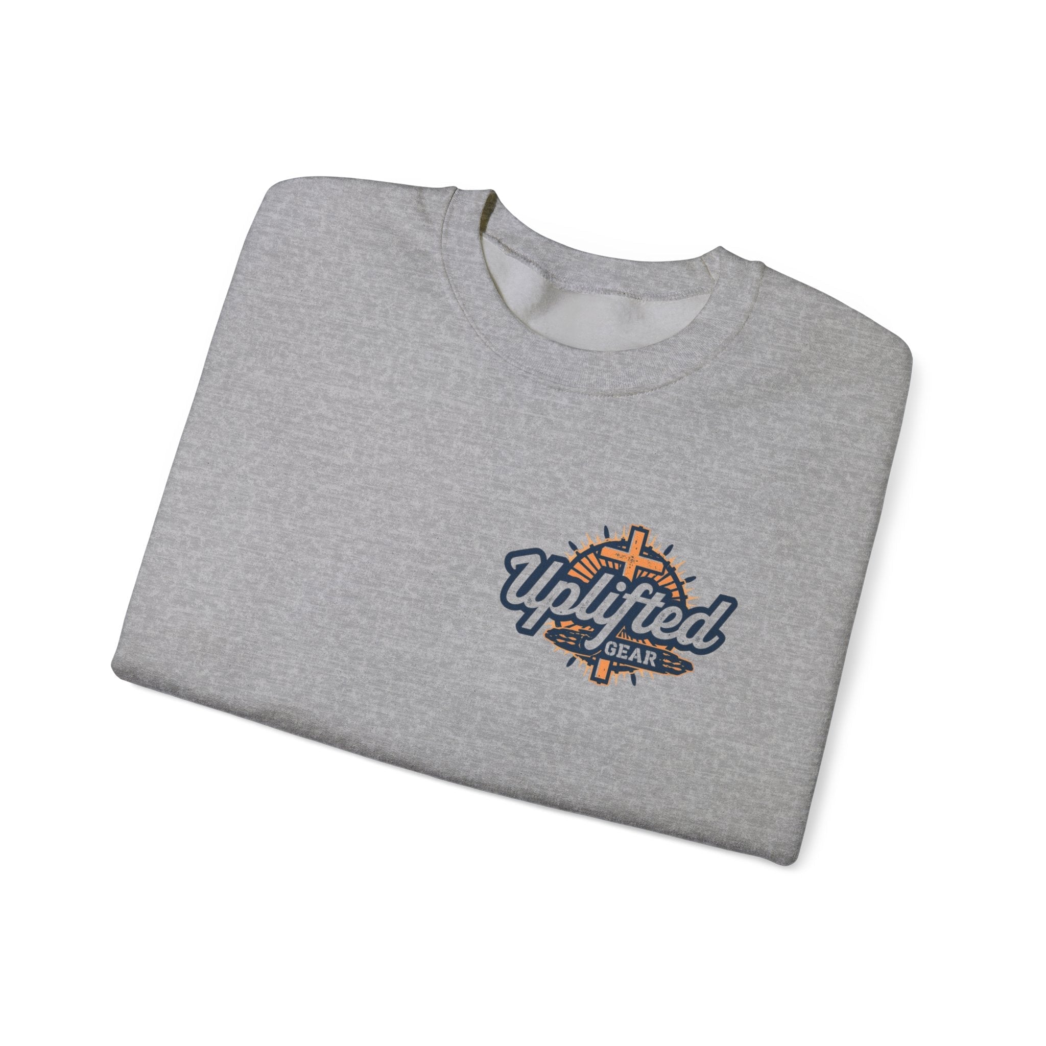 Uplifted Gear Christian Logo Sweatshirt Printify