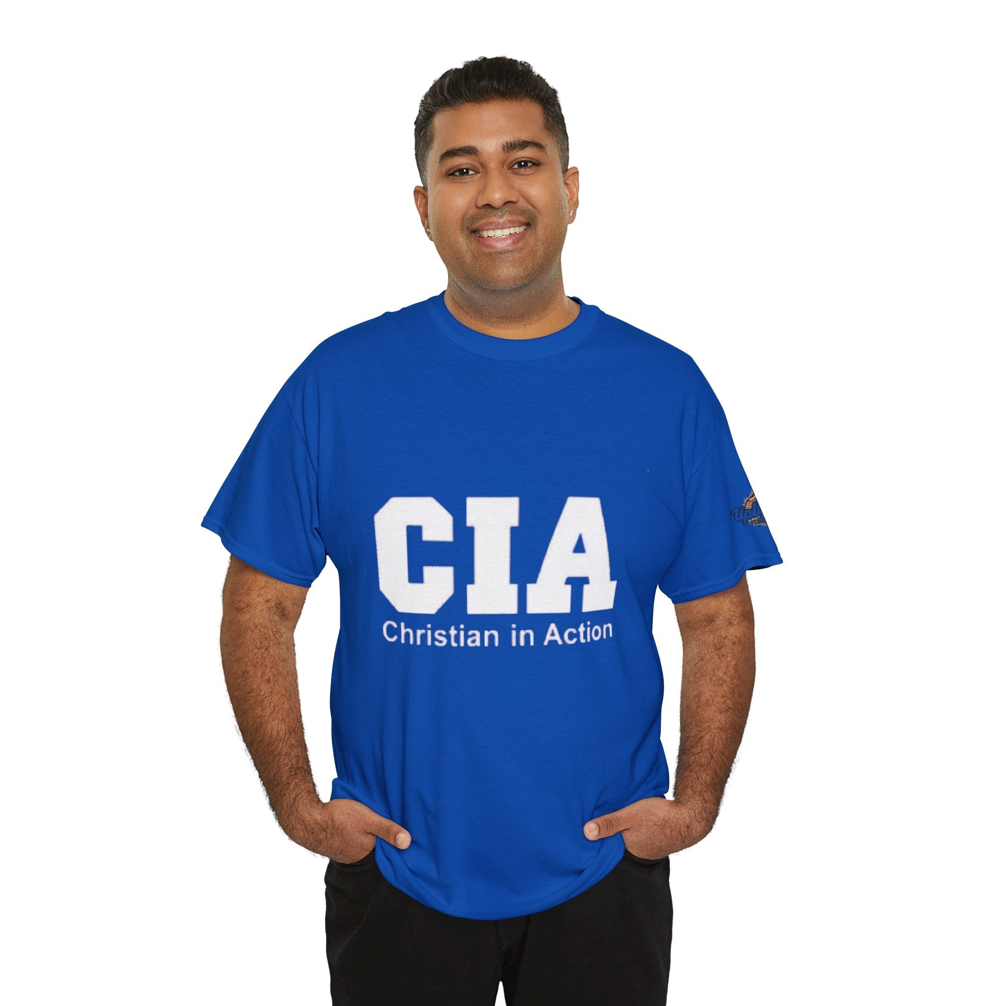 CIA Christian in Action T-shirt - Funny Faith Parody T-shirt - Mission Ready Apparel Printify