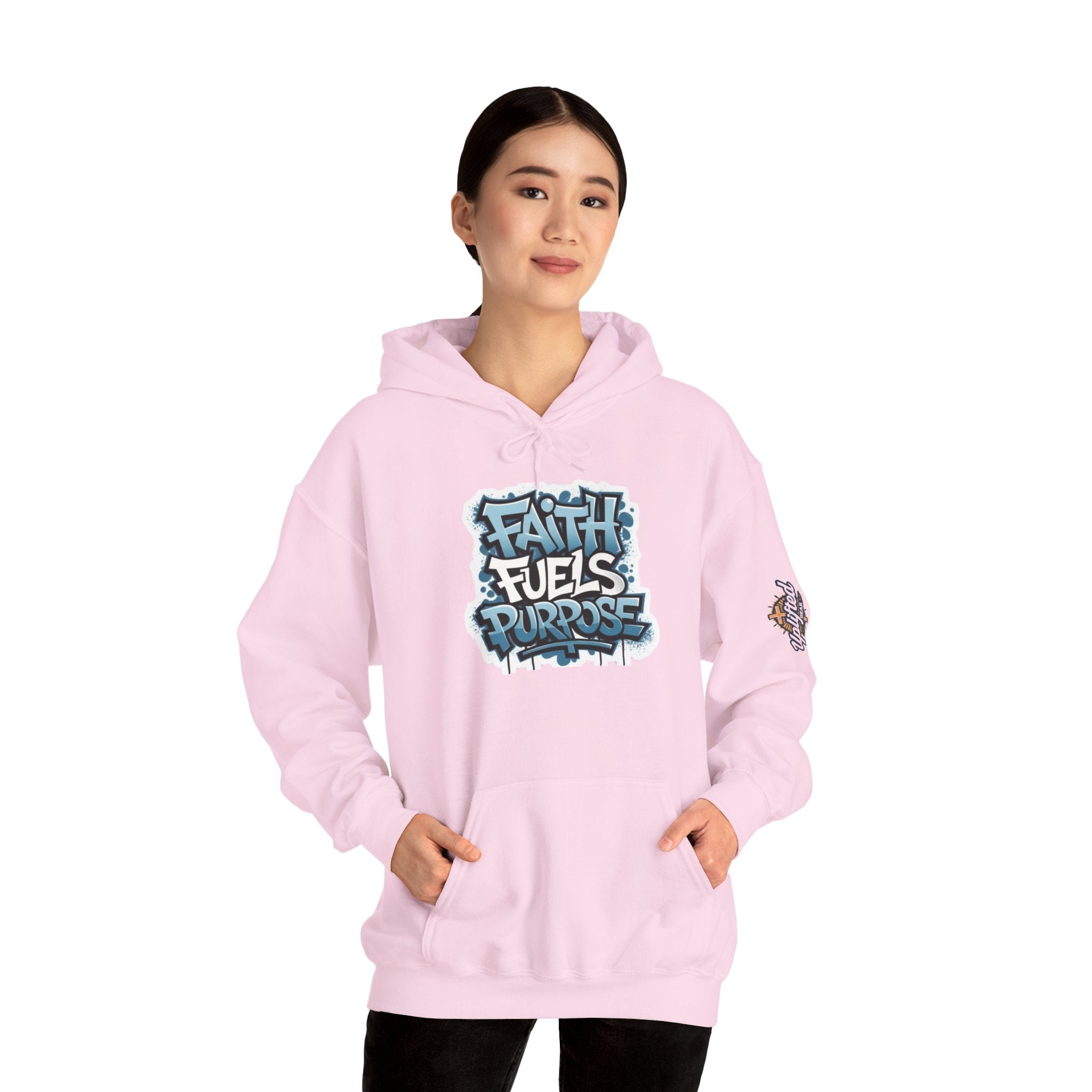 Faith Fuels Purpose Hoodie – Inspirational Christian Sweatshirt for Divine Drive & Unstoppable Belief Printify