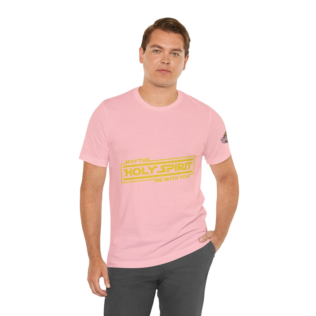 May the Holy Spirit Be With You T-shirt - Christian Star Wars Parody T-shirt Printify