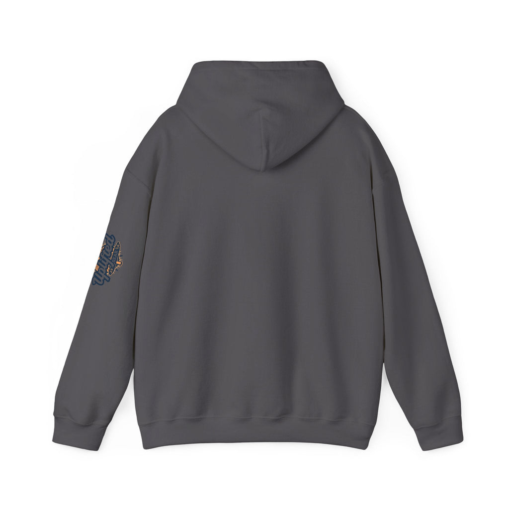Jesus Saves Hoodie – 3 Nails Crucifix Cross Christian Sweatshirt for Redemption Faith & Bold Salvation Printify