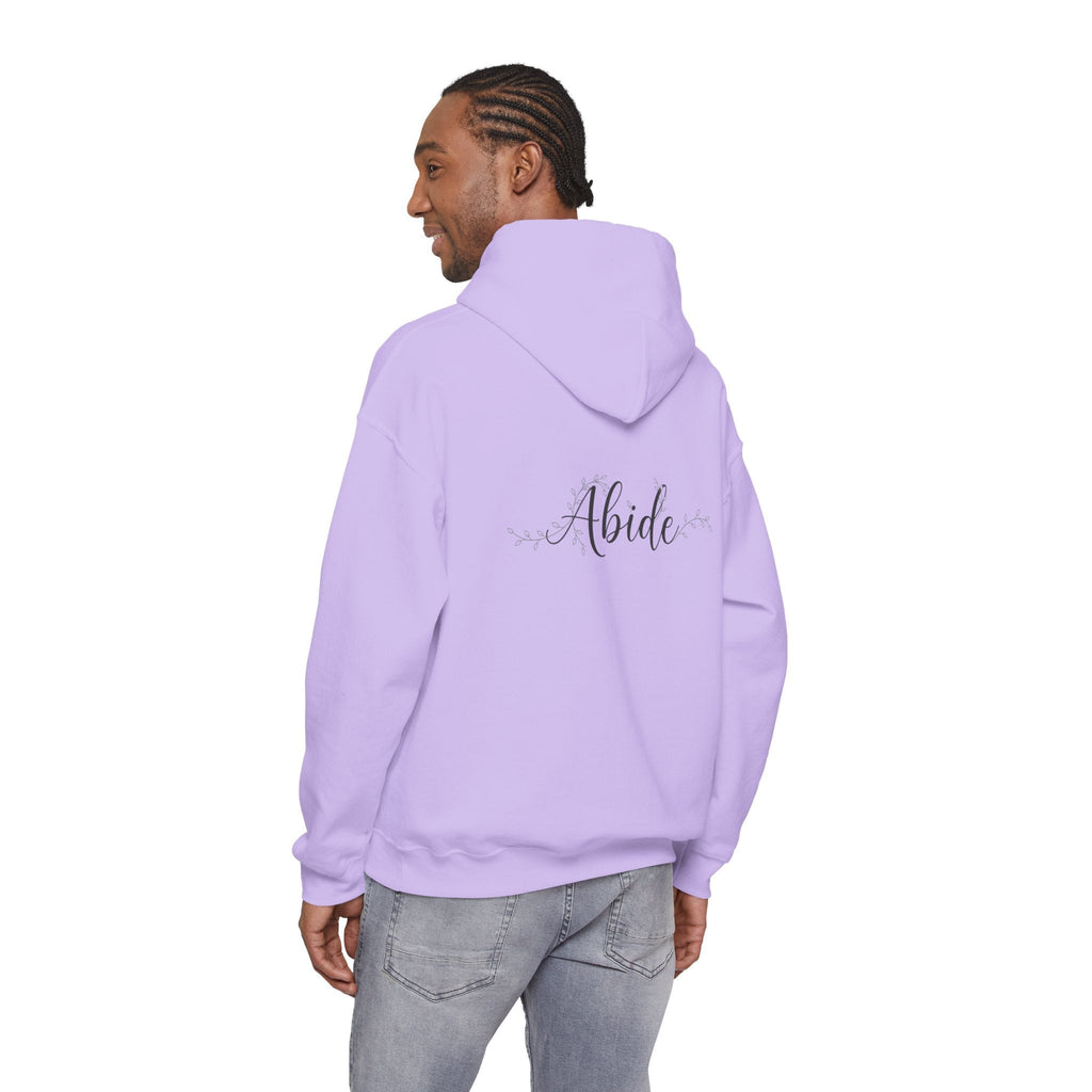 Abide Hoodie – Vine Wrapped John 15:5 Christian Hoodie for Cozy Devotion Printify
