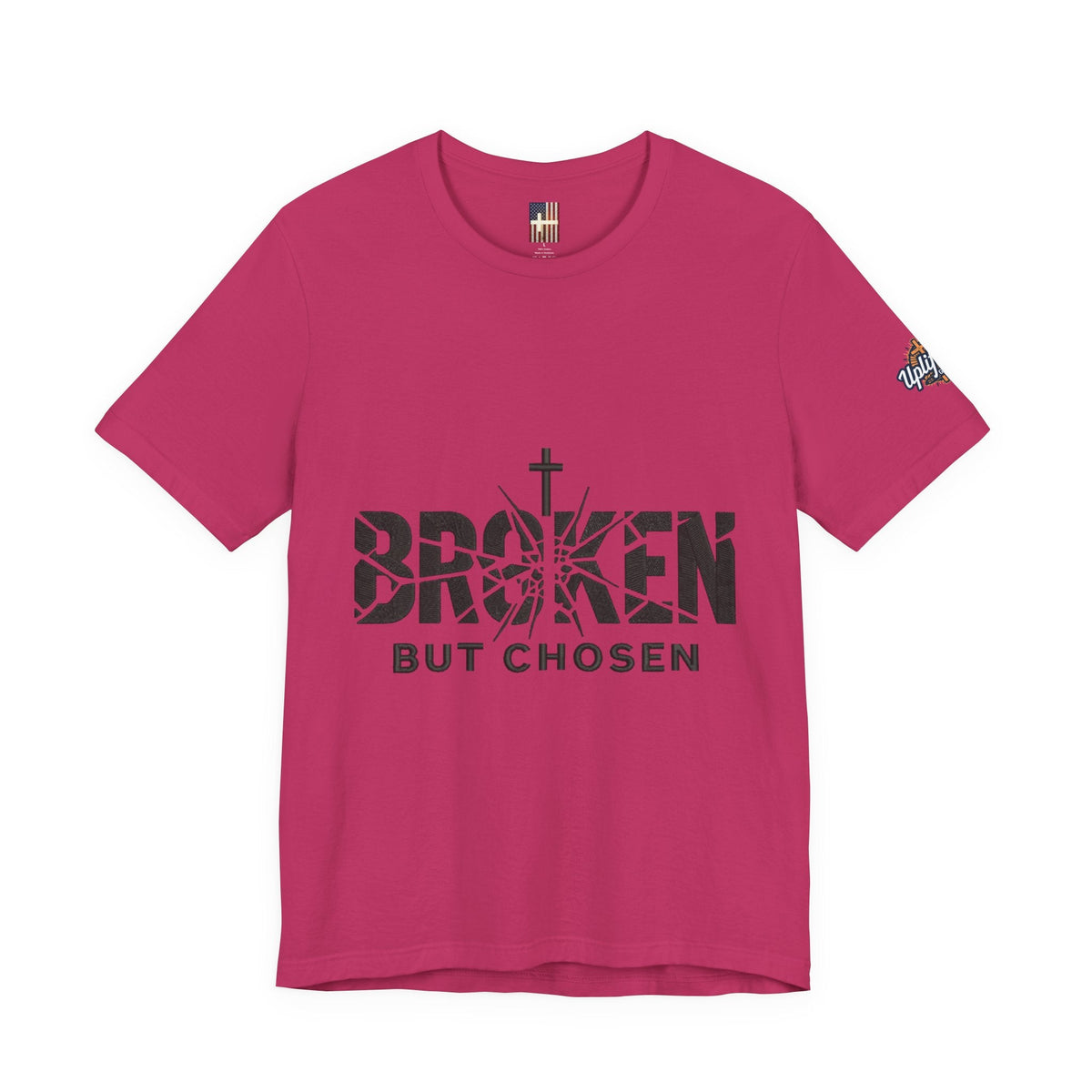 Broken But Chosen T-Shirt — Inspirational Faith Graphic Tee Printify