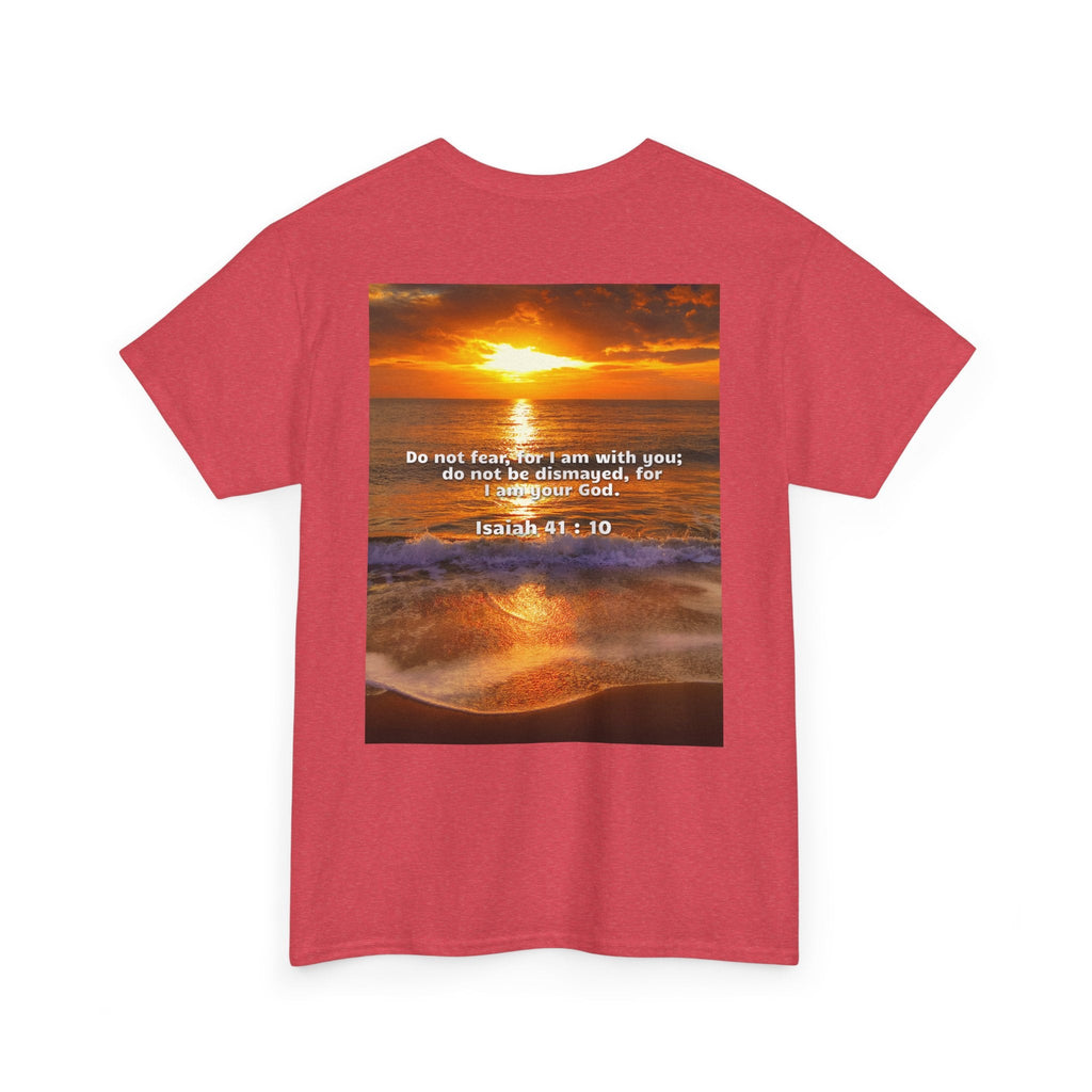 Bible Verse Unisex Tee -  Isaiah 41 : 10 Printify