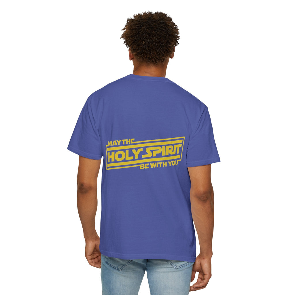 May the Holy Spirit Be With You T-shirt - Christian Star Wars Parody T-shirt Printify