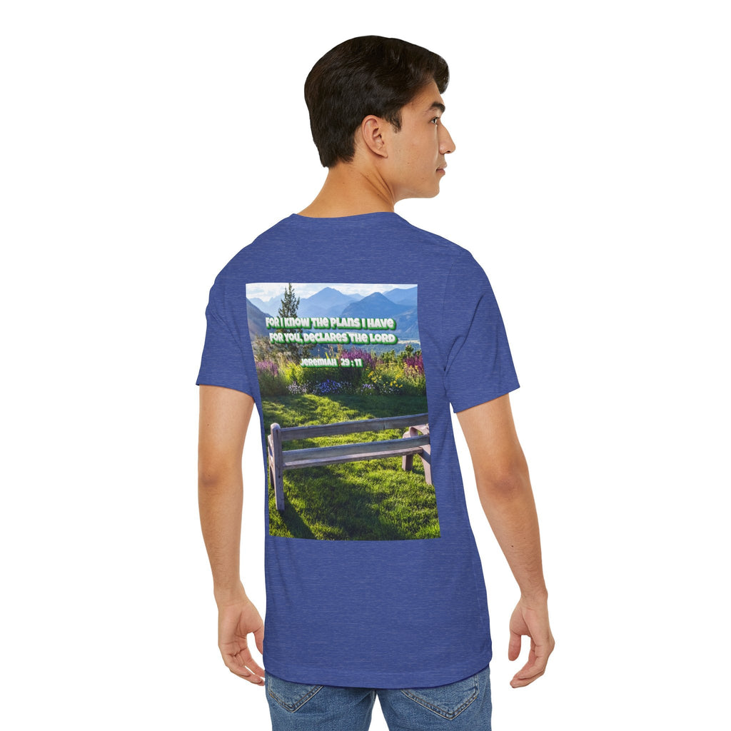 Bible Verse Unisex Tee - Jeremiah 29 : 11 Printify