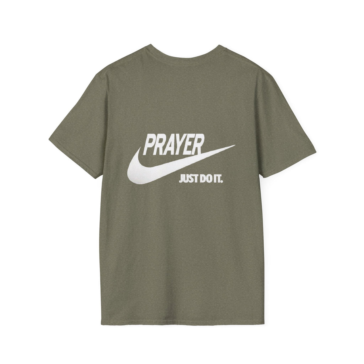 Prayer Just Do It T-shirt - Funny Christian Nike Parody T-shirt - Faith Gear Printify