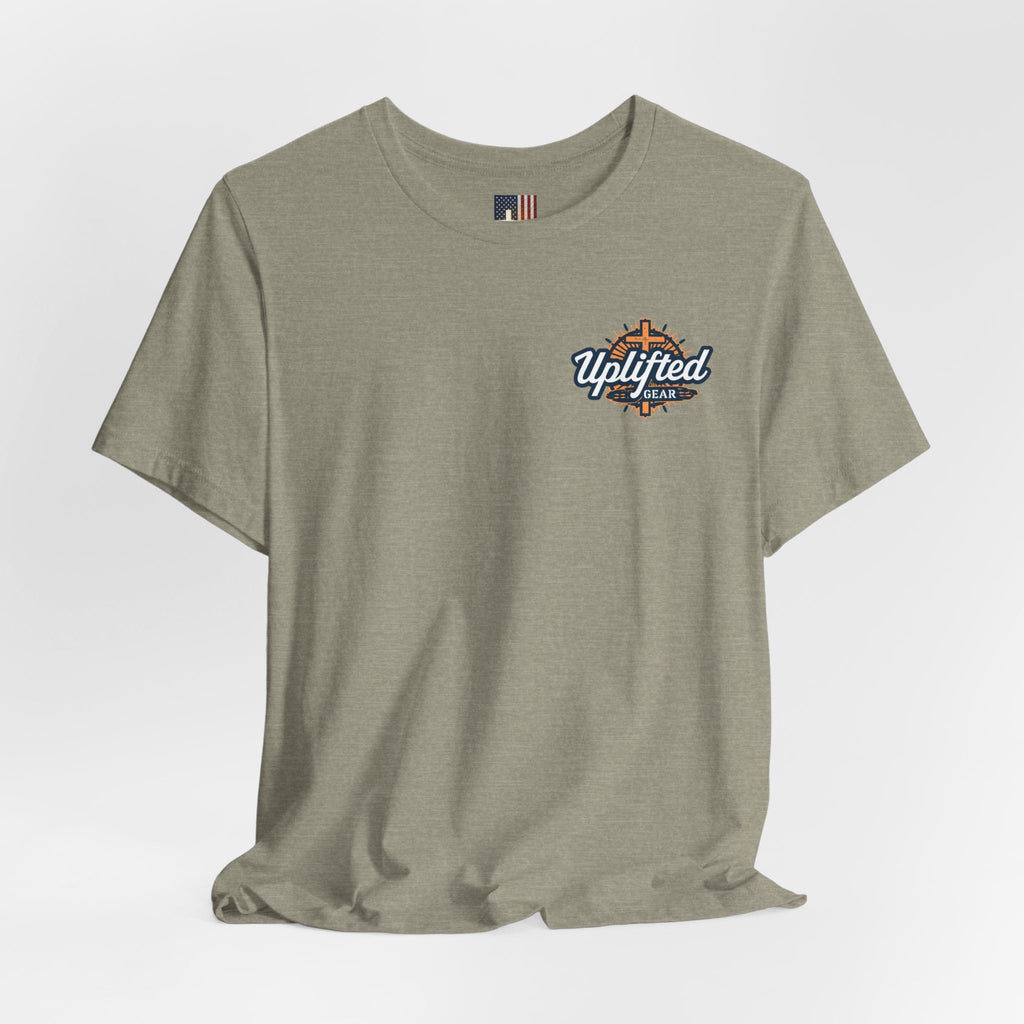 MAGA Gold Letter T-Shirt — "Make America Great Again" Printify
