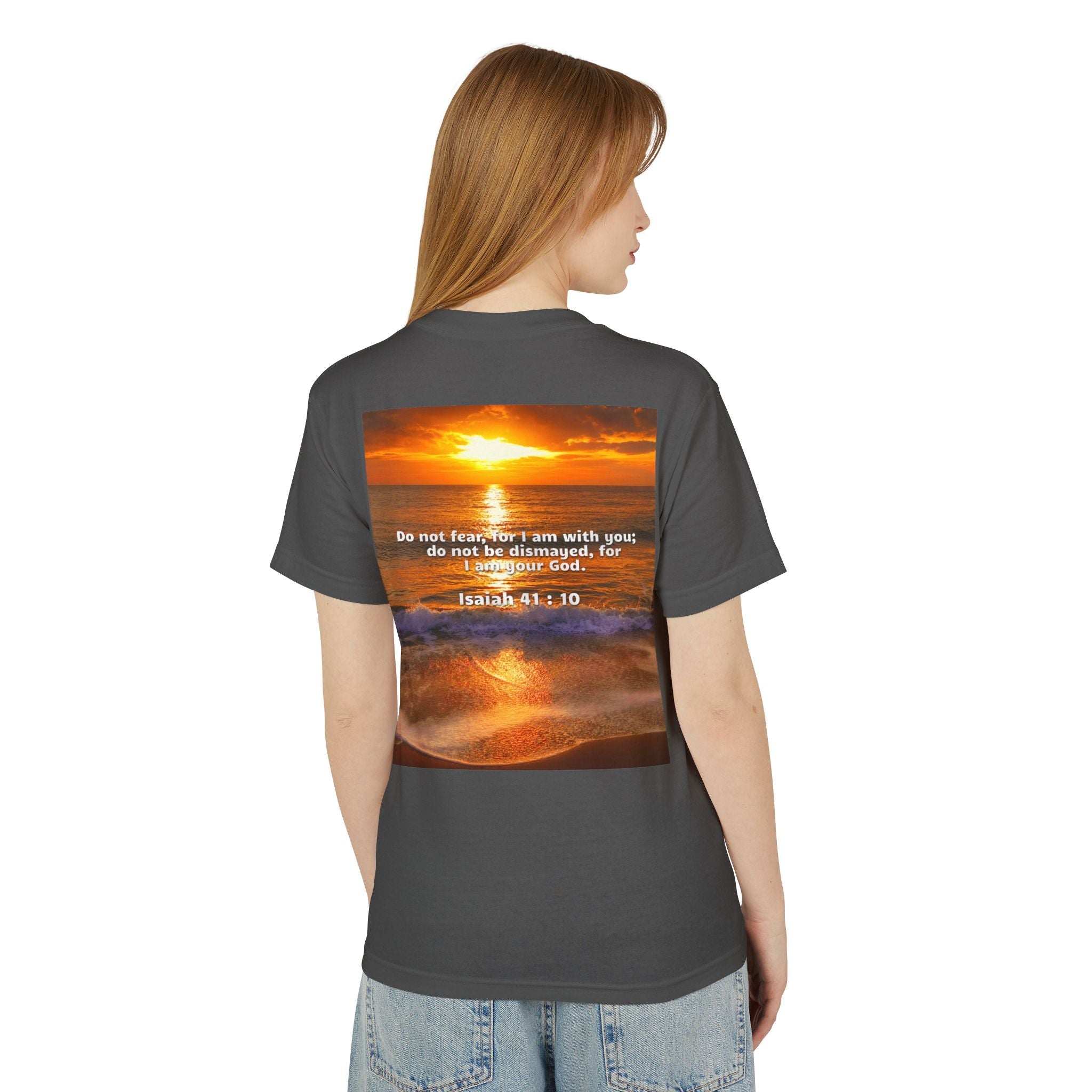 Bible Verse Tee - Isaiah 41:10 Unisex Shirt Printify