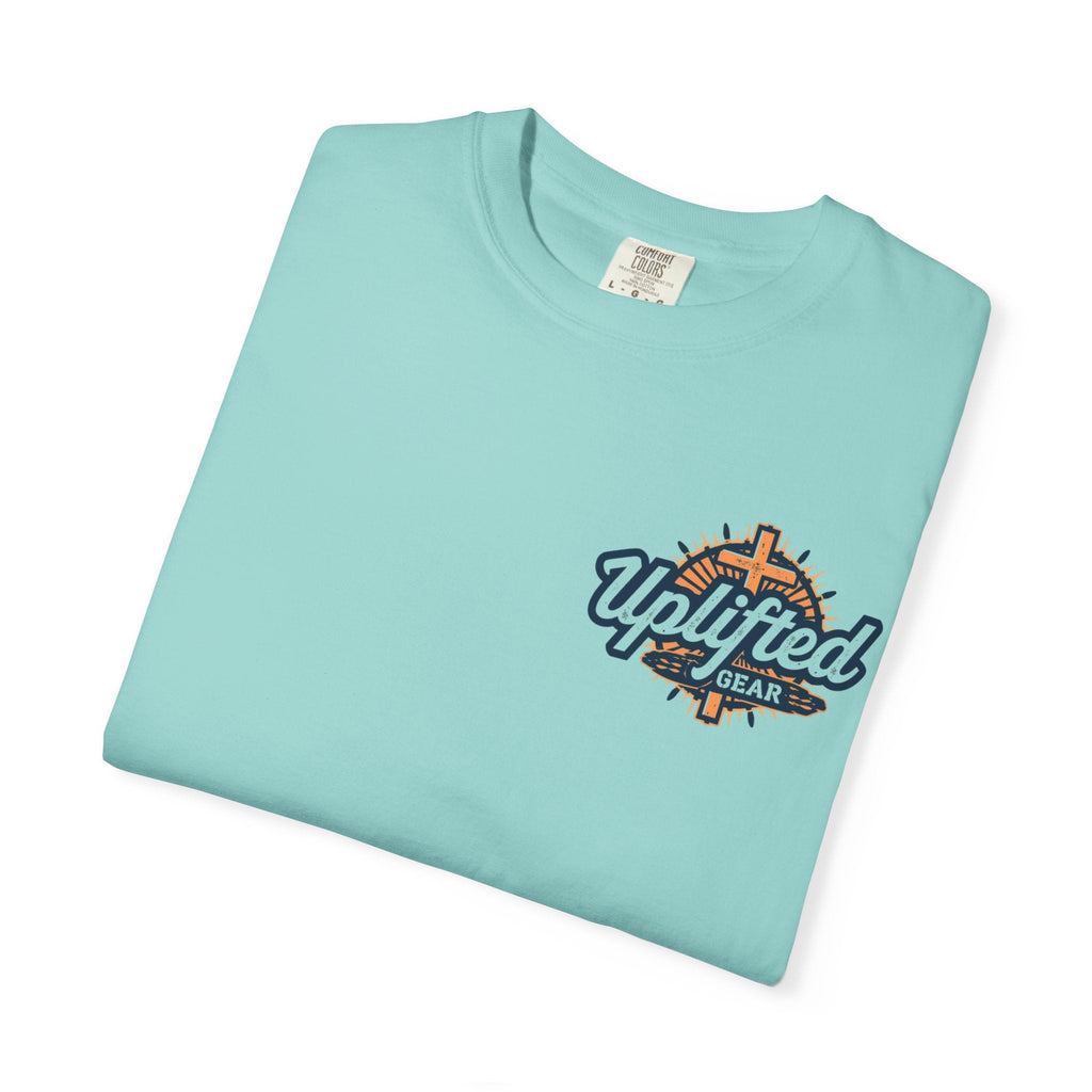 Wilderness Tested Kingdom Approved T-shirt – Mountain Desert Compass Crown Christian T-shirt for Biblical Adventure Faith Printify