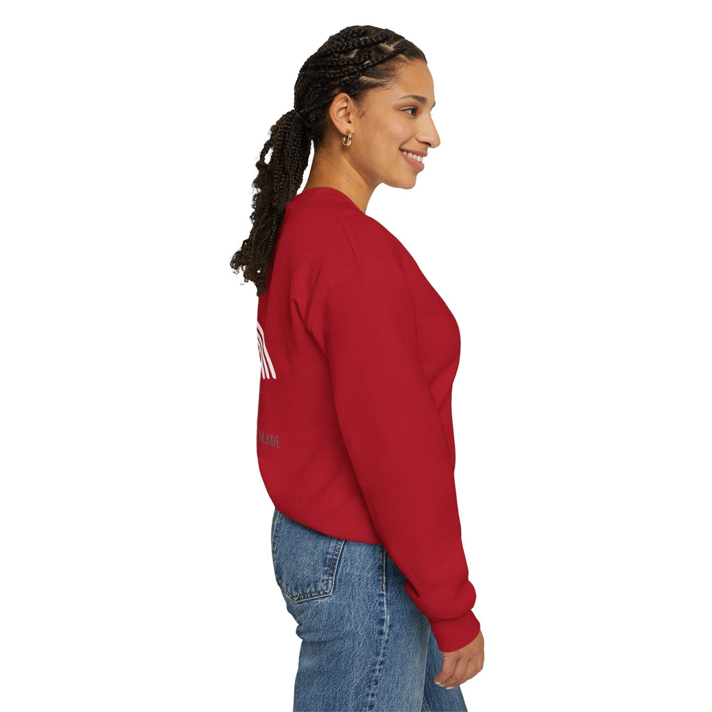 Unique Unicorn Sweatshirt – Rainbow Cross Psalm 139:14 Christian Sweatshirt for Wonderfully Made Printify