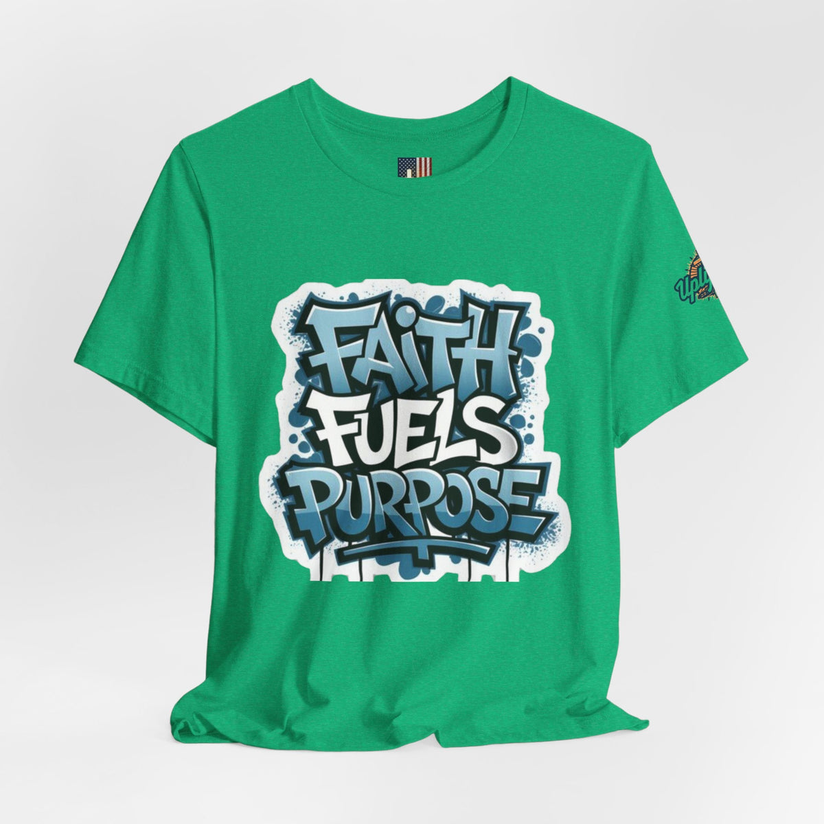 Faith Fuels Purpose T-shirt – Inspirational Christian T-shirt for Divine Drive & Unstoppable Belief Printify