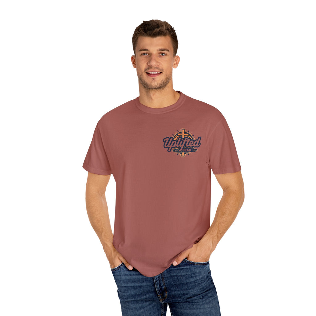 Trust in The Lord Proverbs 3:5-6 Biblical Design Unisex Garment-Dyed T-shirt Printify