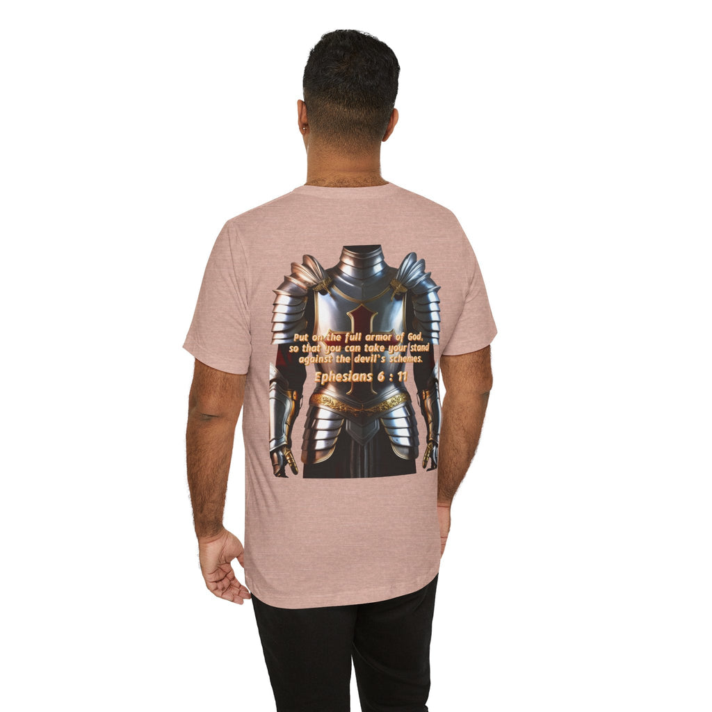Religious Graphic Armor Of God Design - Unisex Jersey Short Sleeve Tee Printify