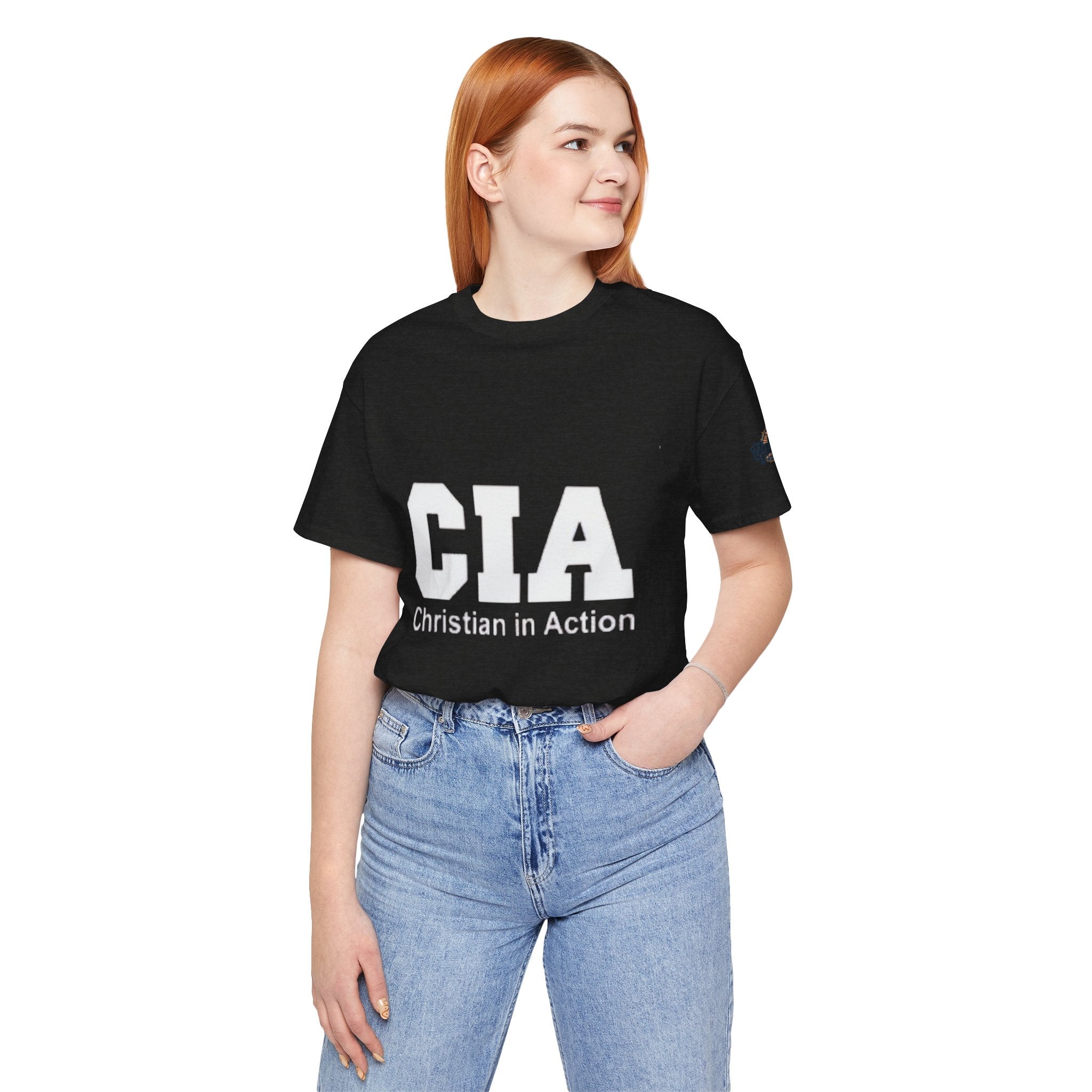 CIA Christian in Action T-shirt - Funny Faith Parody T-shirt - Mission Ready Apparel Printify