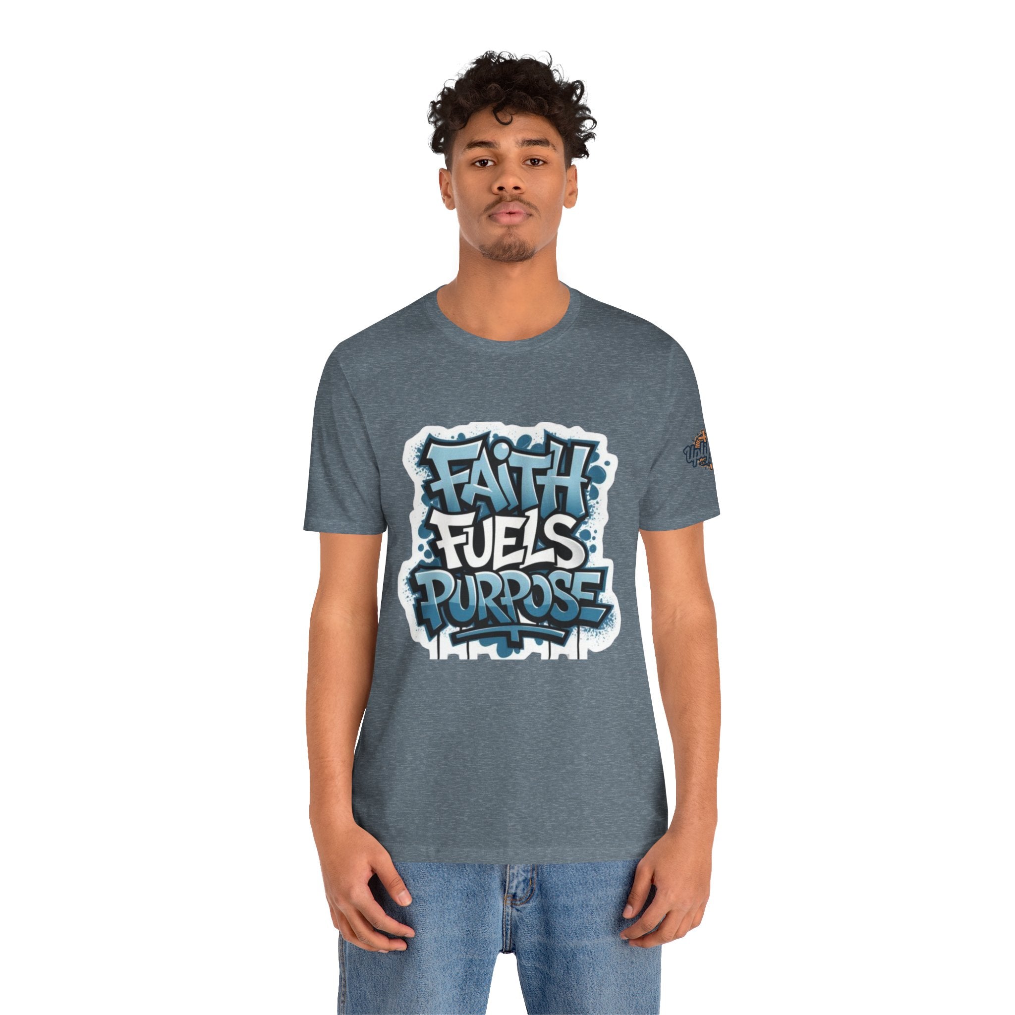 Faith Fuels Purpose T-shirt – Inspirational Christian T-shirt for Divine Drive & Unstoppable Belief Printify