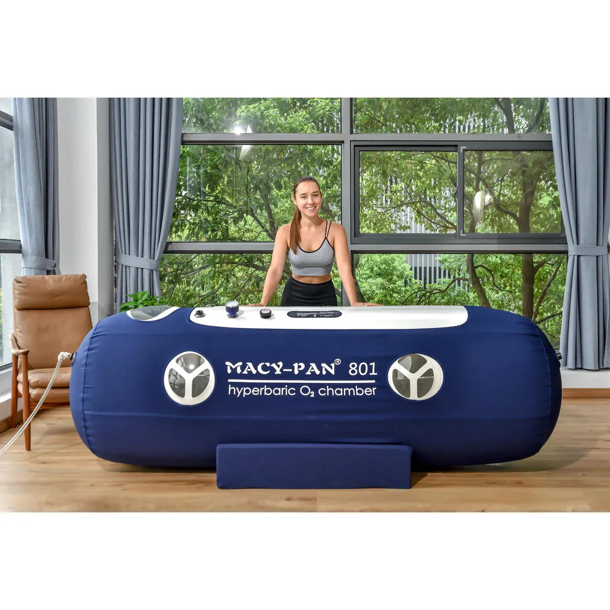 Macy-Pan Hyperbaric Oxygen Therapy Chamber Soft Lying Type ST801 LifeMed USA