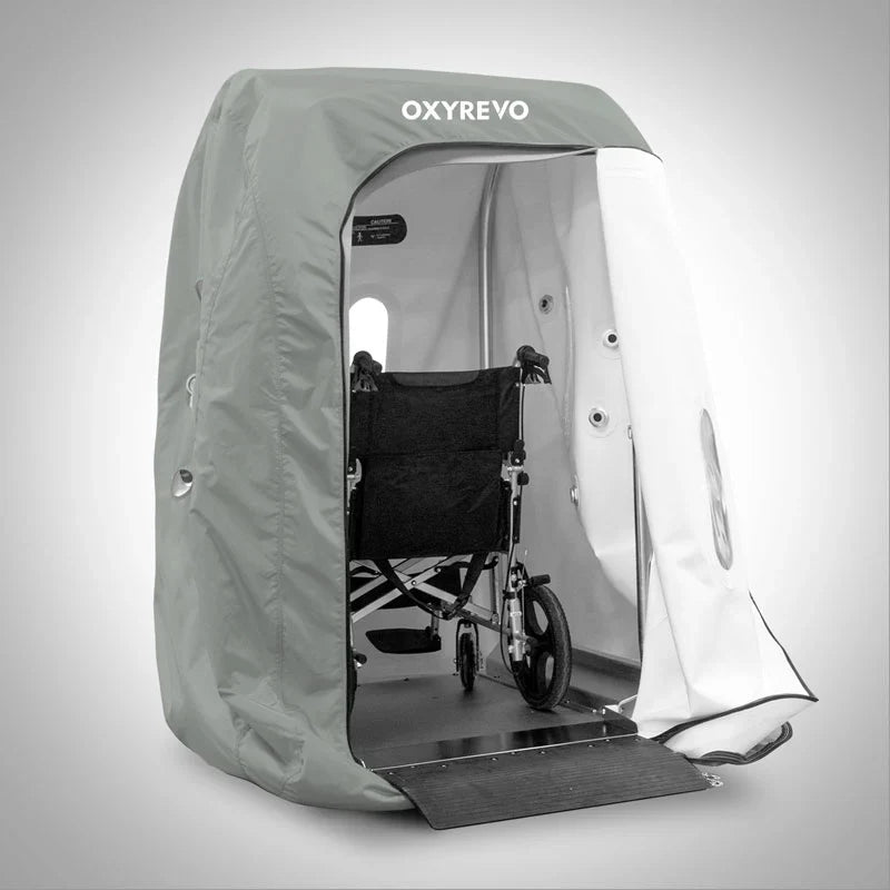 OxyRevo Wheelchair Heal 40 1.4ATA Portable Hyperbaric Chamber LifeMed USA