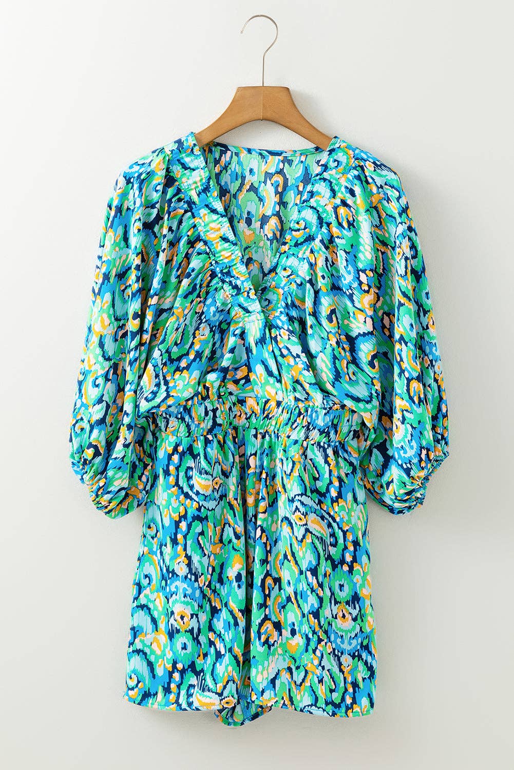 Blue & Green Malibu Romper Pretty Little Patriot