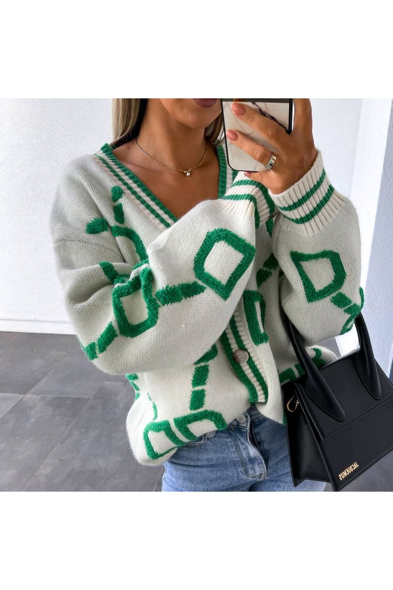 White Bookworm Cardigan Pretty Little Patriot