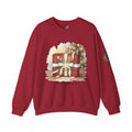 The Greatest Gift Sweatshirt – Cross Bow Present Christian Sweatshirt for Christmas Salvation & Eternal Faith Printify