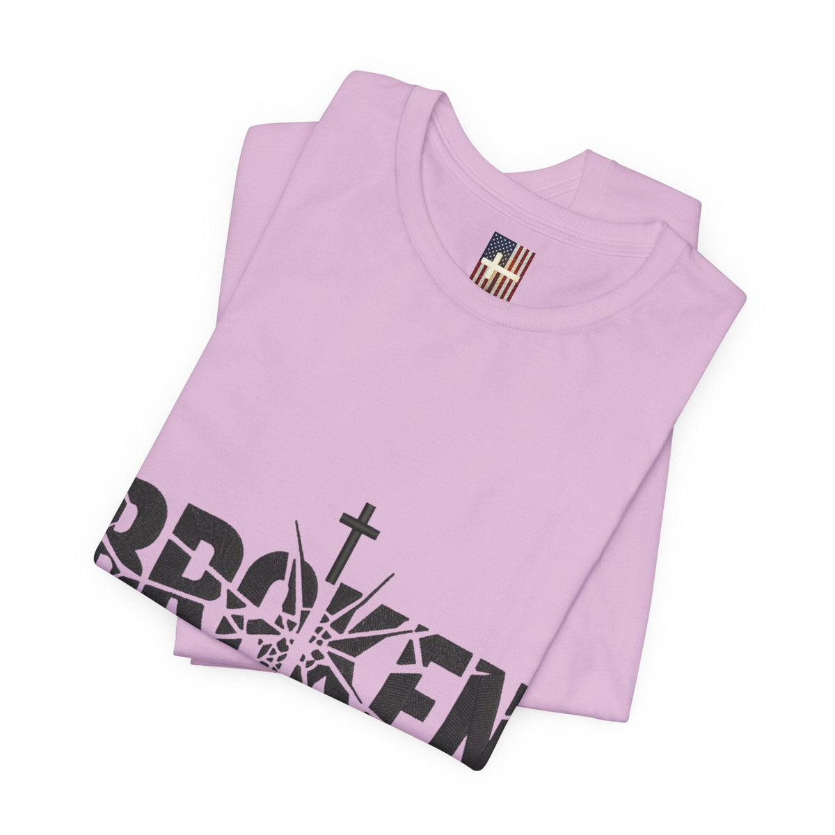 Broken But Chosen T-Shirt — Inspirational Faith Graphic Tee Printify