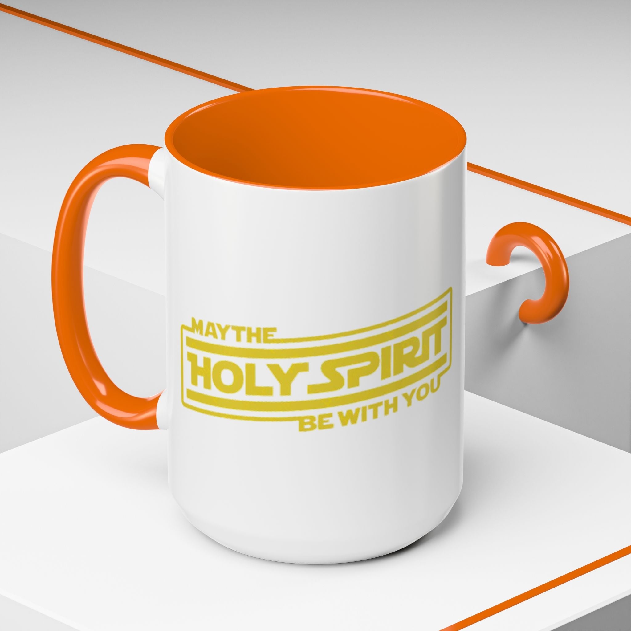 May the Holy Spirit Be With You Coffee Mug — Christian Star Wars Parody (11/15 oz) Printify